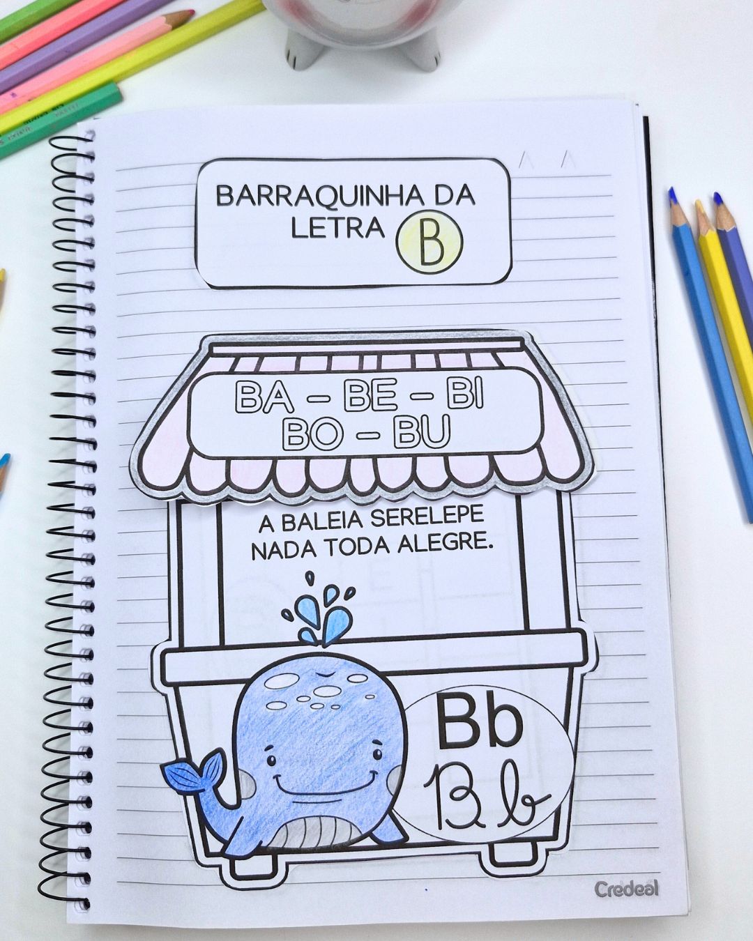 Atividades Sílabas Simples Barraquinha das Letras