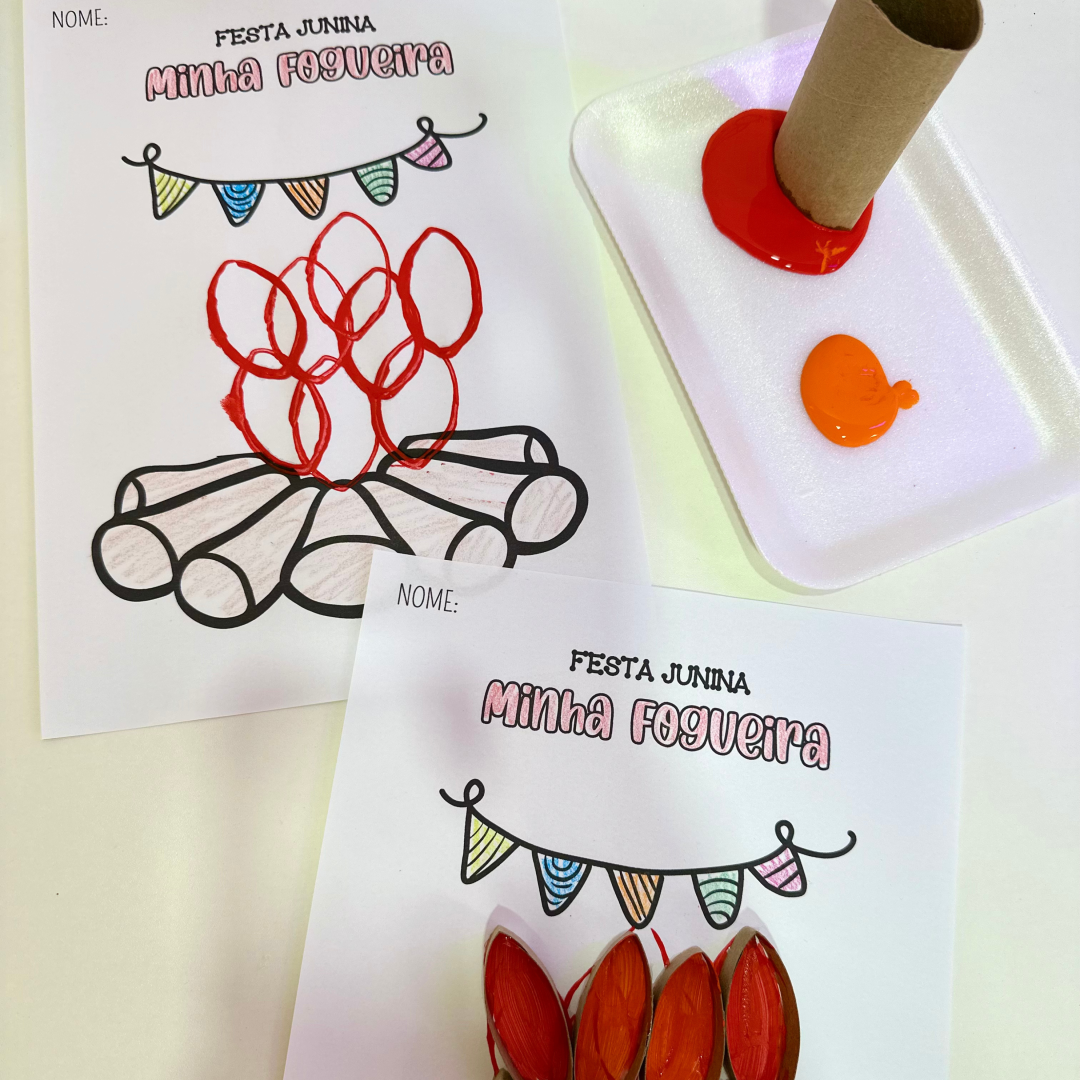 Atividade de Artes - Fogueira Junina!