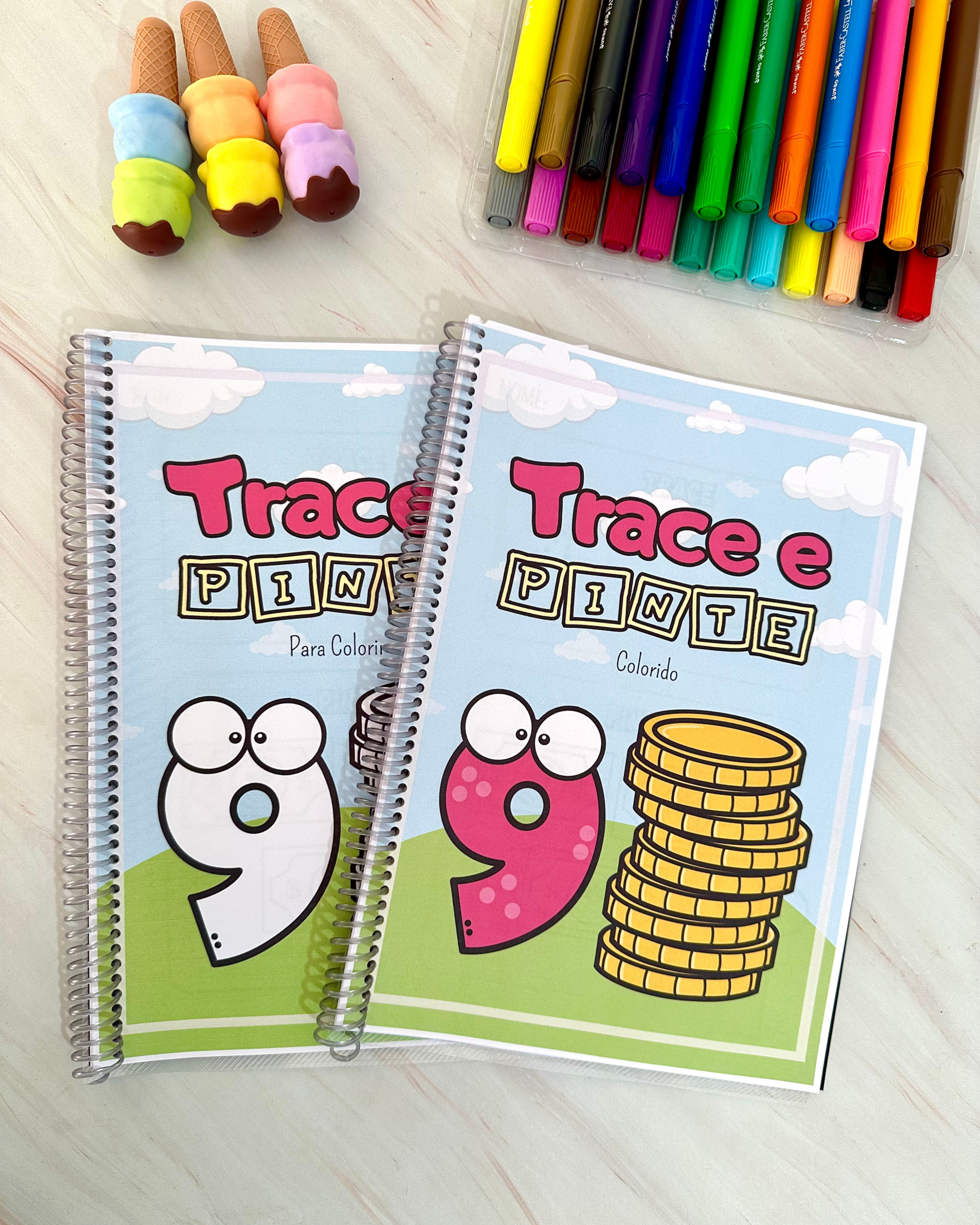 Apostila Trace e Pinte para trabalhar numerais de 1 a 20 com crianças da Educação Infantil - Imagem 12