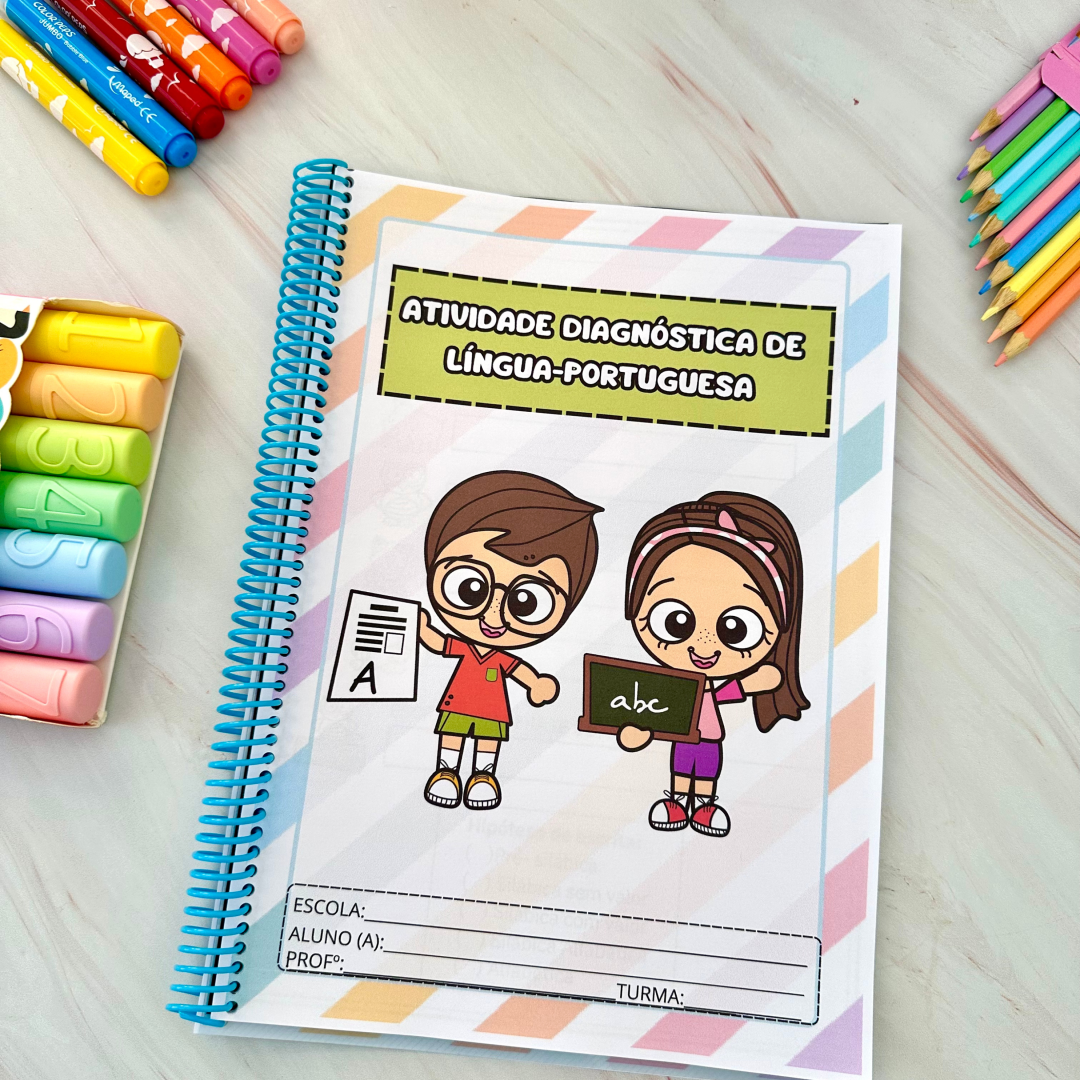 Apostila realização de Sondagem Diagnóstica com crianças do  primeiro ano do Ensino Fundamental.