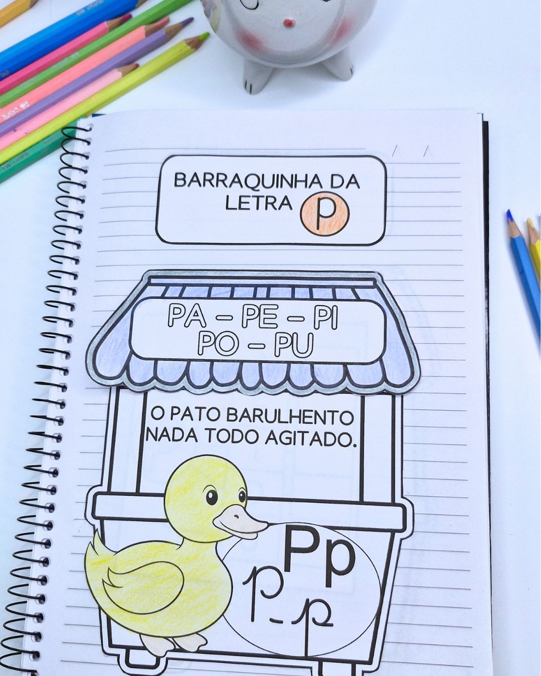 Atividades Sílabas Simples Barraquinha das Letras - Imagem 17