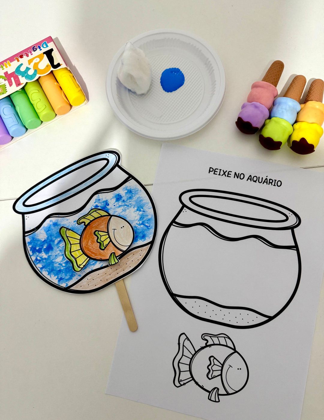 Atividade Peixe no Aquário - Educar Recursos Pedagógicos