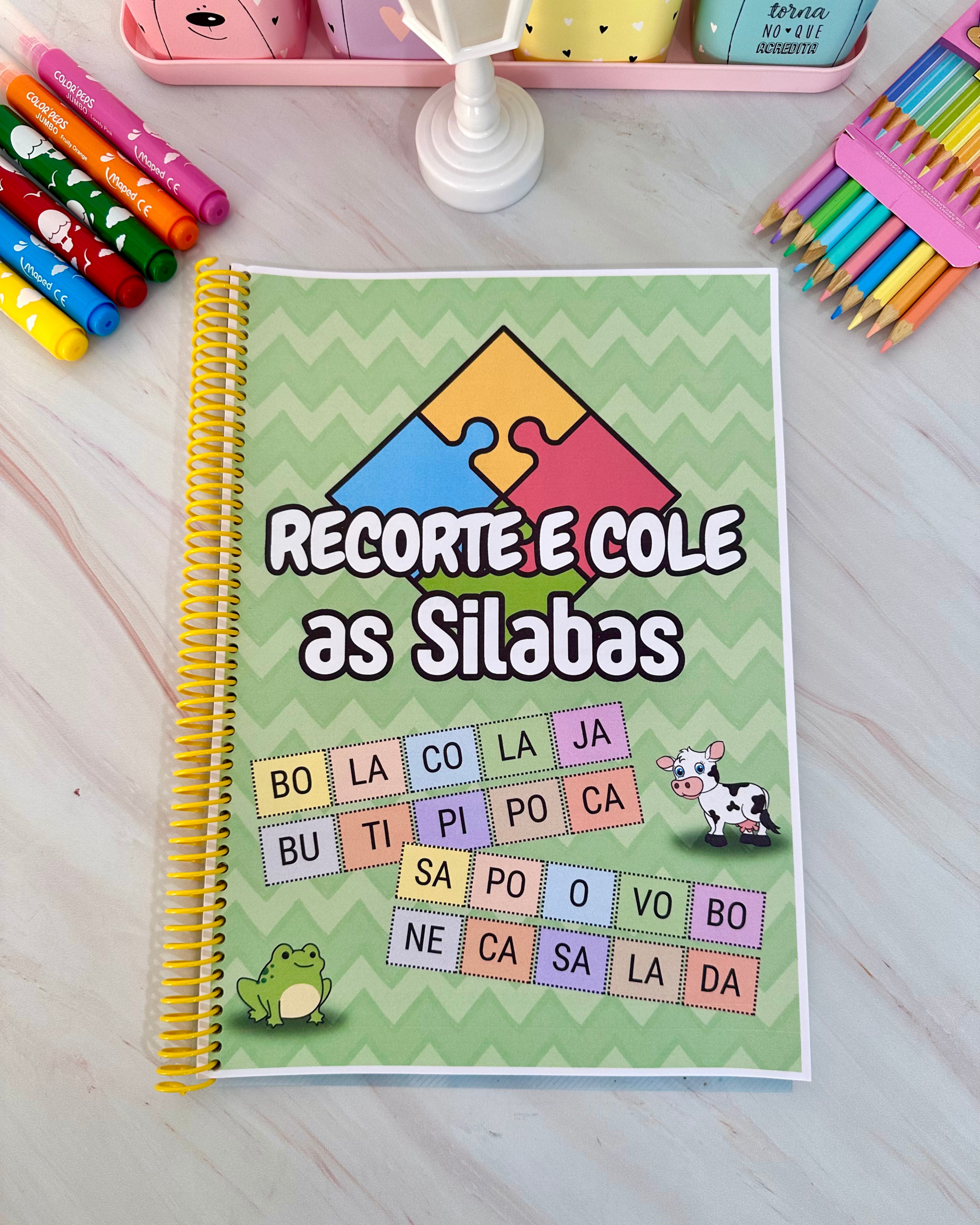 Apostila Arquivo Recorte e Cole as Sílabas - Imagem 2