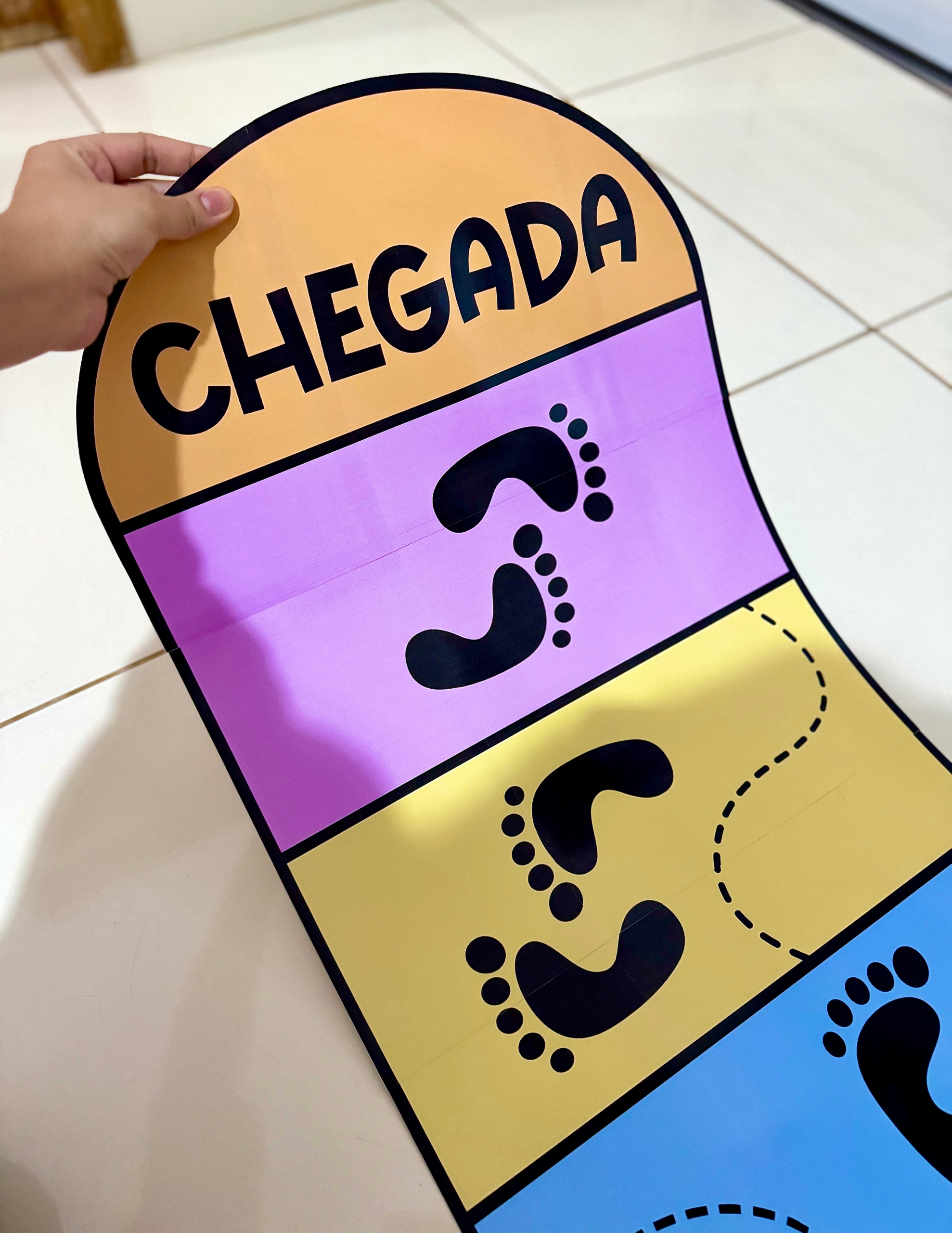 Tapete das Pegadas para trabalhar diversas habilidades com crianças da Educação Infantil. - Imagem 4