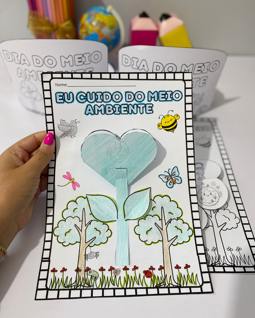 Cartão Interativo meio ambiente - Imagem 3