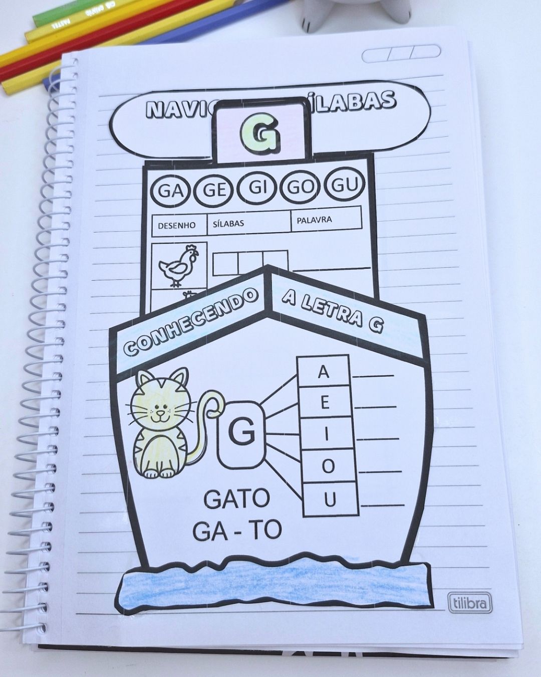 Atividades Sílabas Simples – Navio das Sílabas