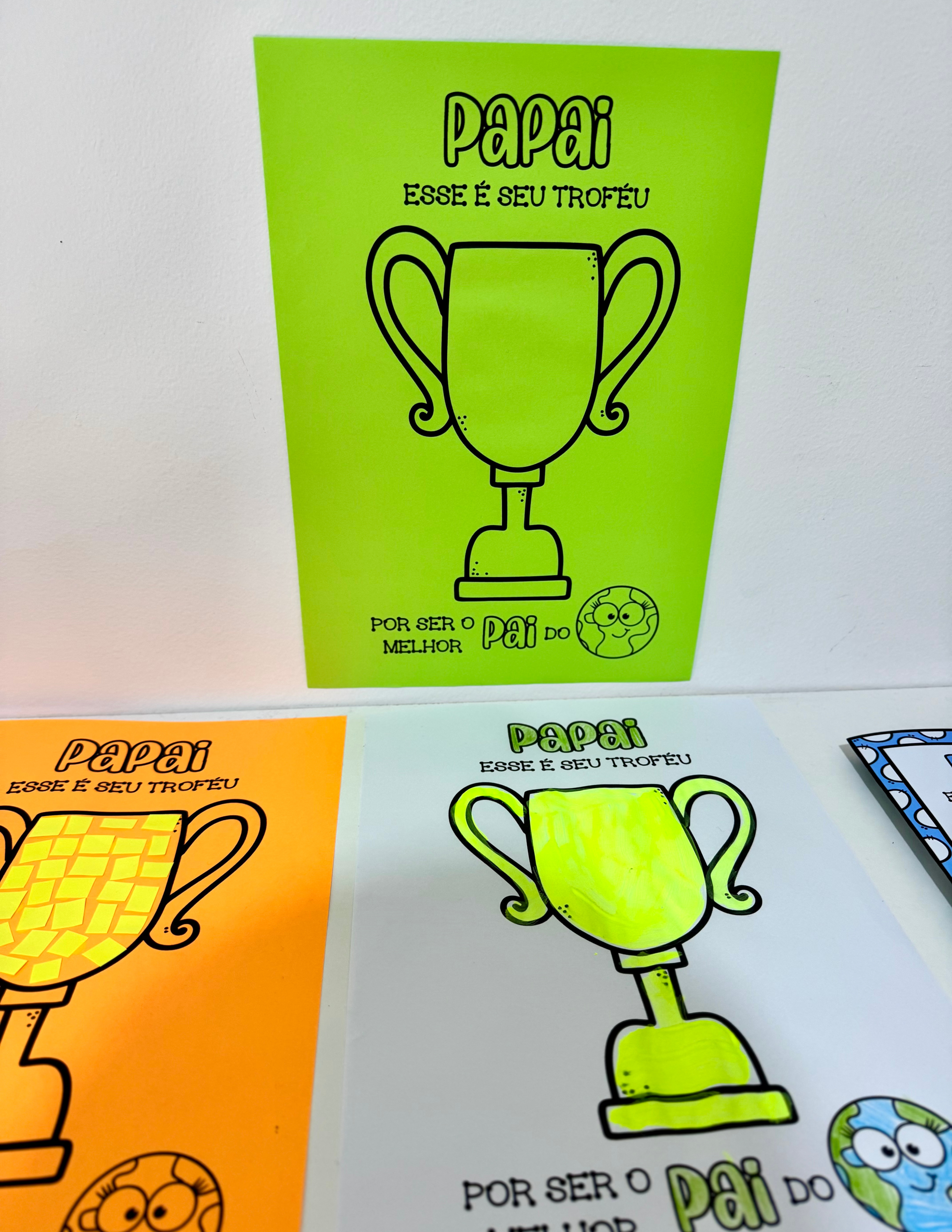 Kit Dia dos Pais tema Troféu - Imagem 11
