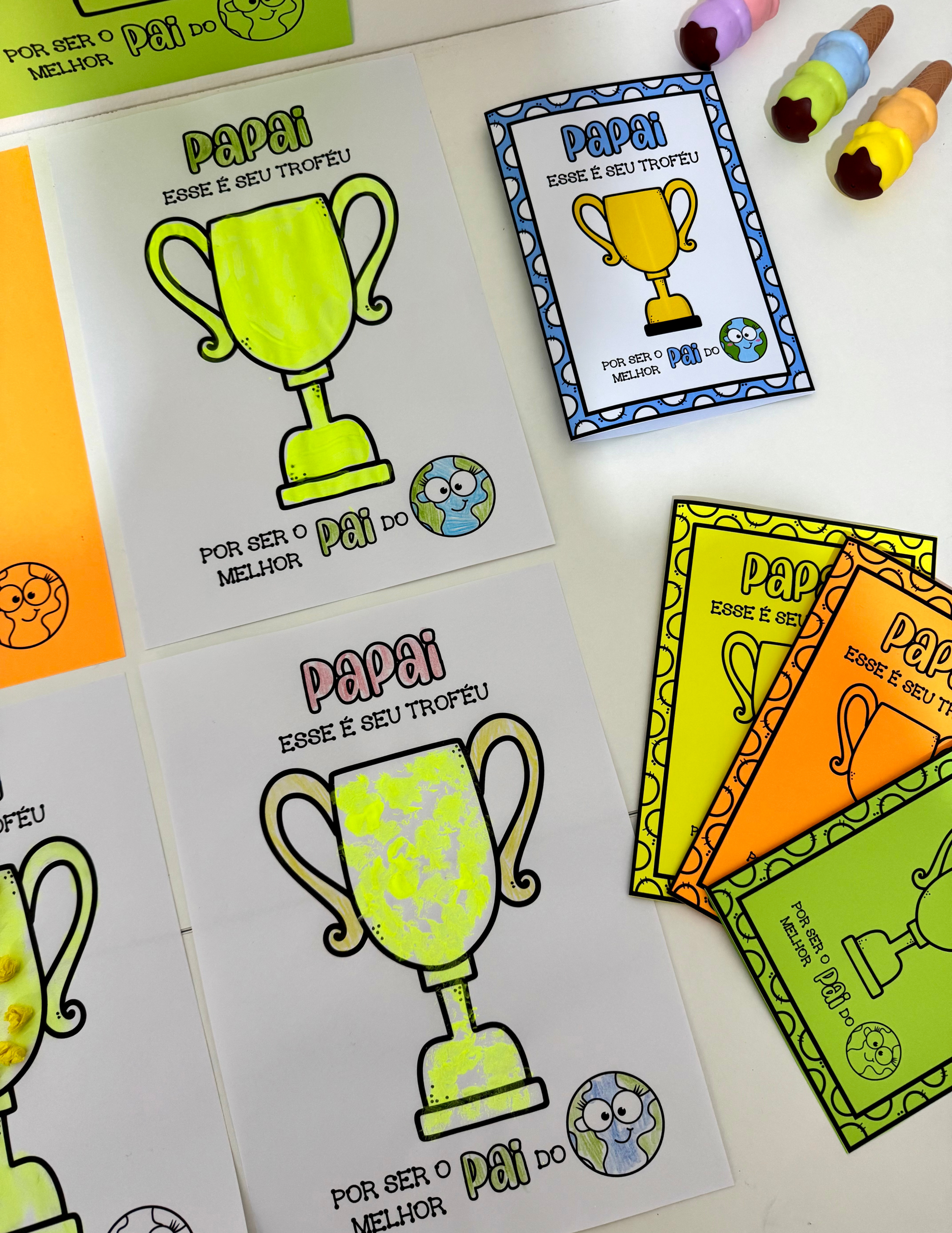 Kit Dia dos Pais tema Troféu - Imagem 13
