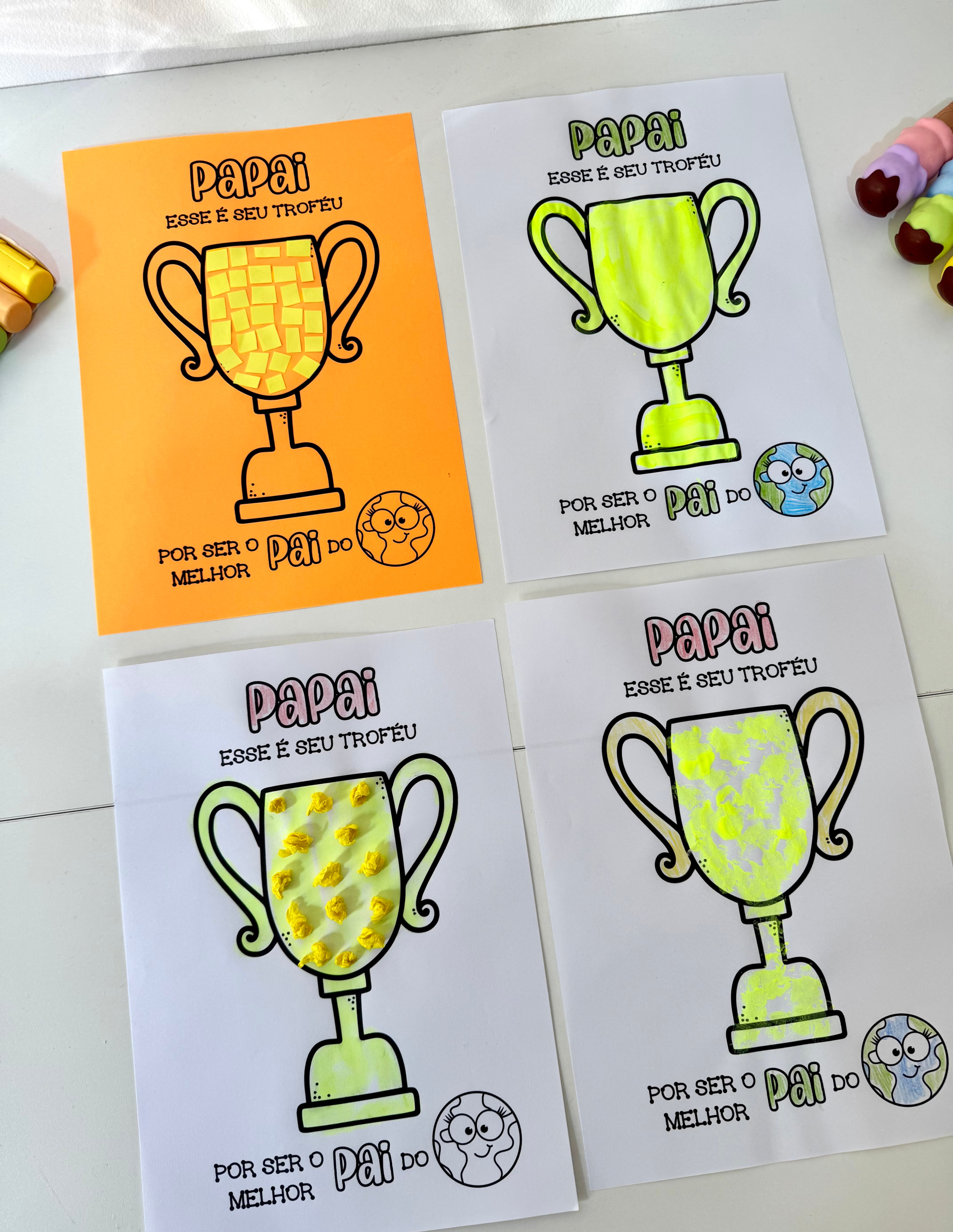 Kit Dia dos Pais tema Troféu - Imagem 14