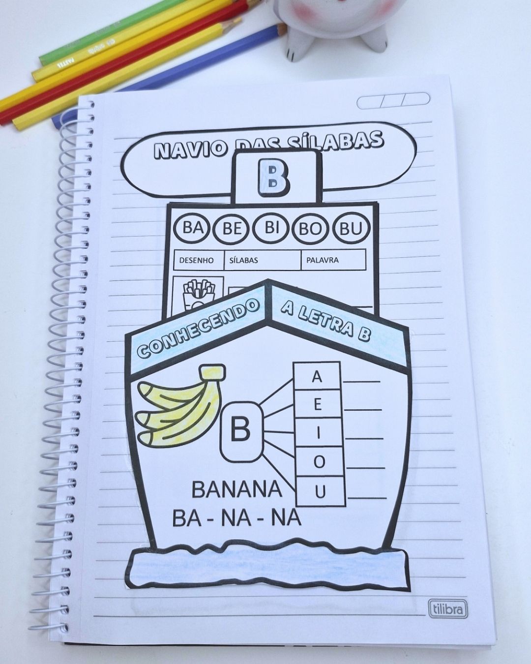 Atividades Sílabas Simples – Navio das Sílabas - Imagem 3