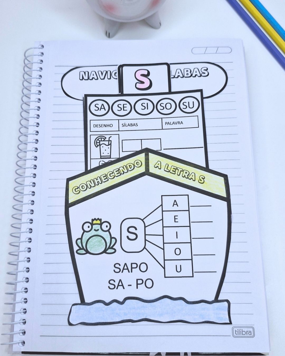 Atividades Sílabas Simples – Navio das Sílabas - Imagem 27