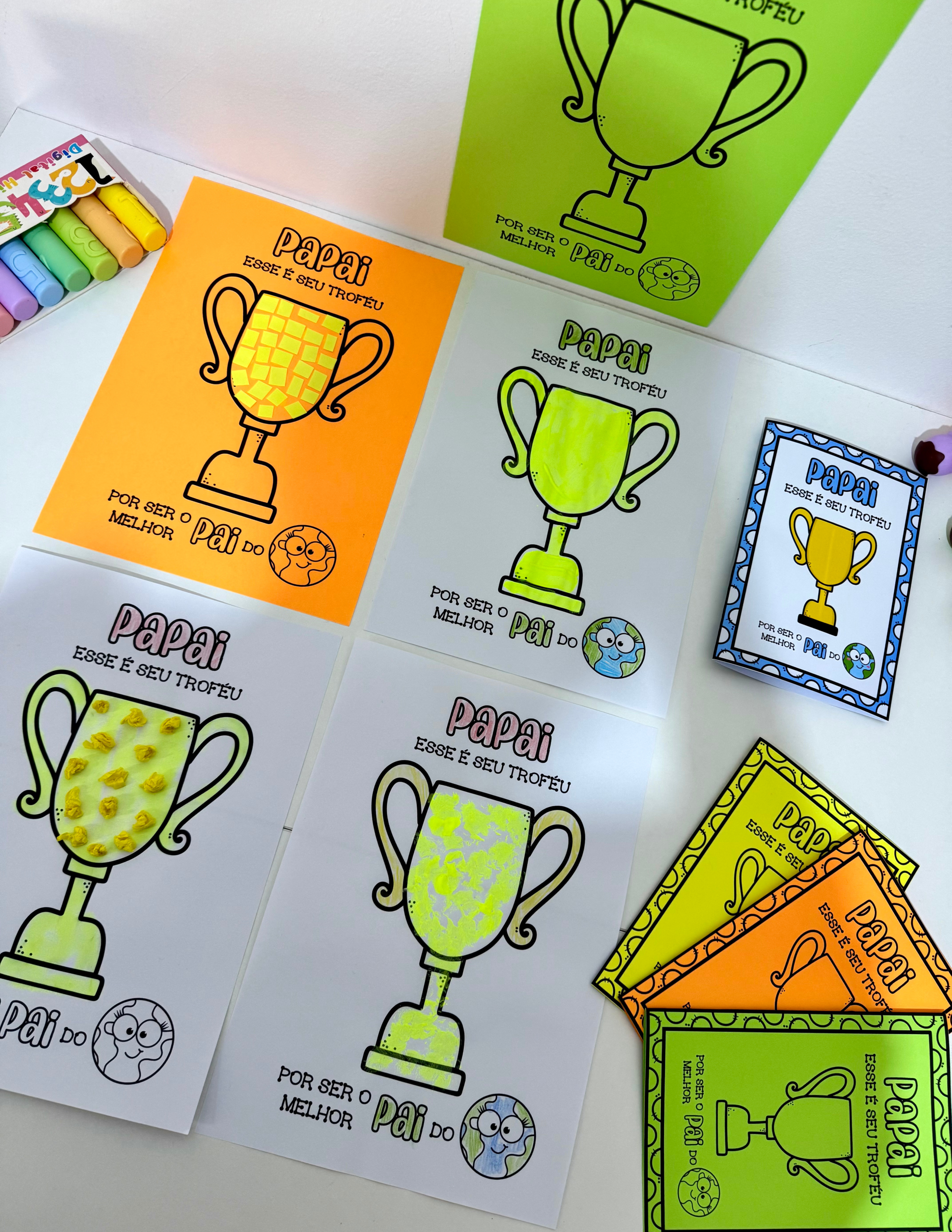 Kit Dia dos Pais tema Troféu - Imagem 3
