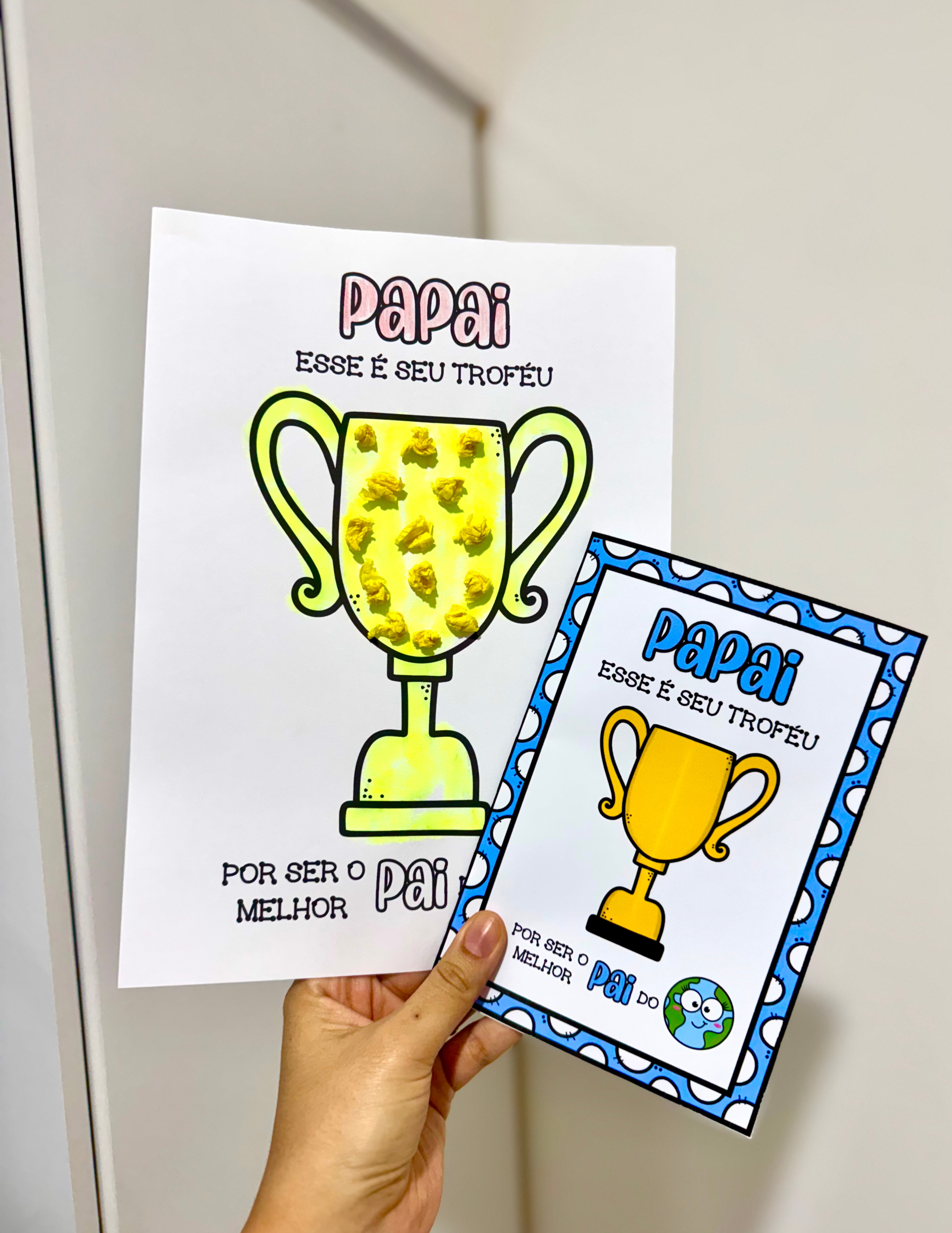 Kit Dia dos Pais tema Troféu - Imagem 4