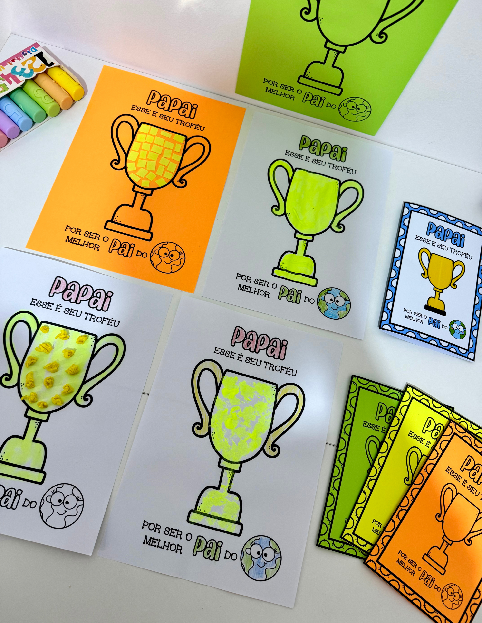Kit Dia dos Pais tema Troféu - Imagem 5