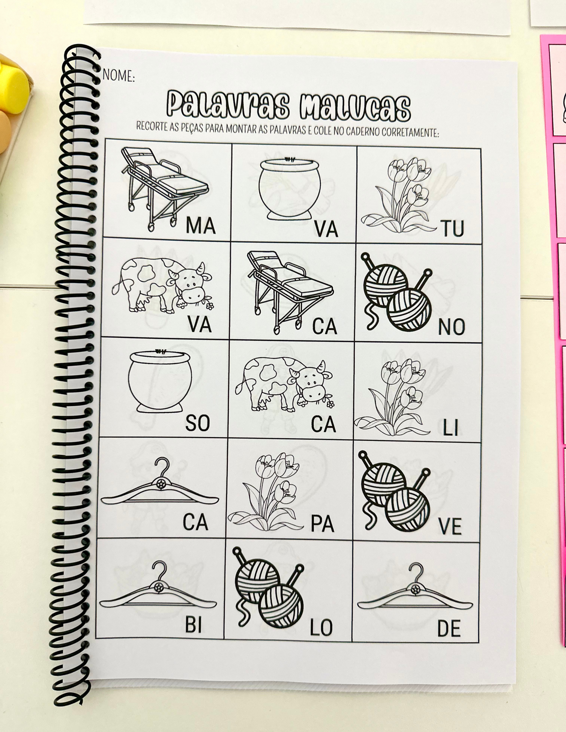 Apostila Palavras Malucas - Sílabas Simples - Imagem 7