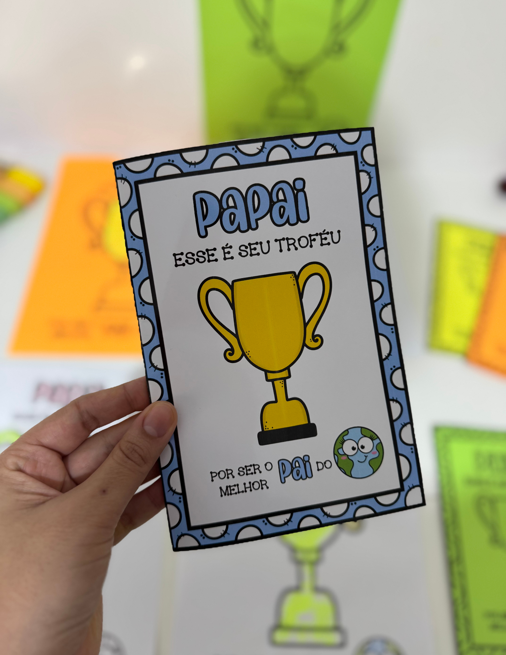 Kit Dia dos Pais tema Troféu - Imagem 8