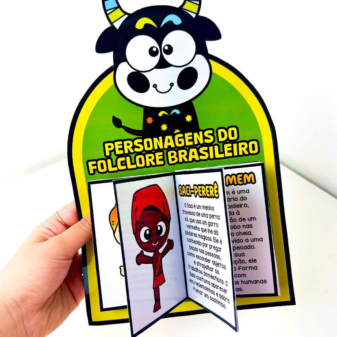 Livrinho Interativo Personagens do Folclore