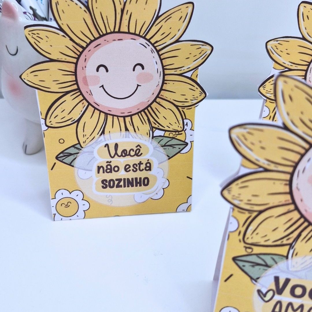 Cartão para Bombom Você é Amado! Setembro Amarelo