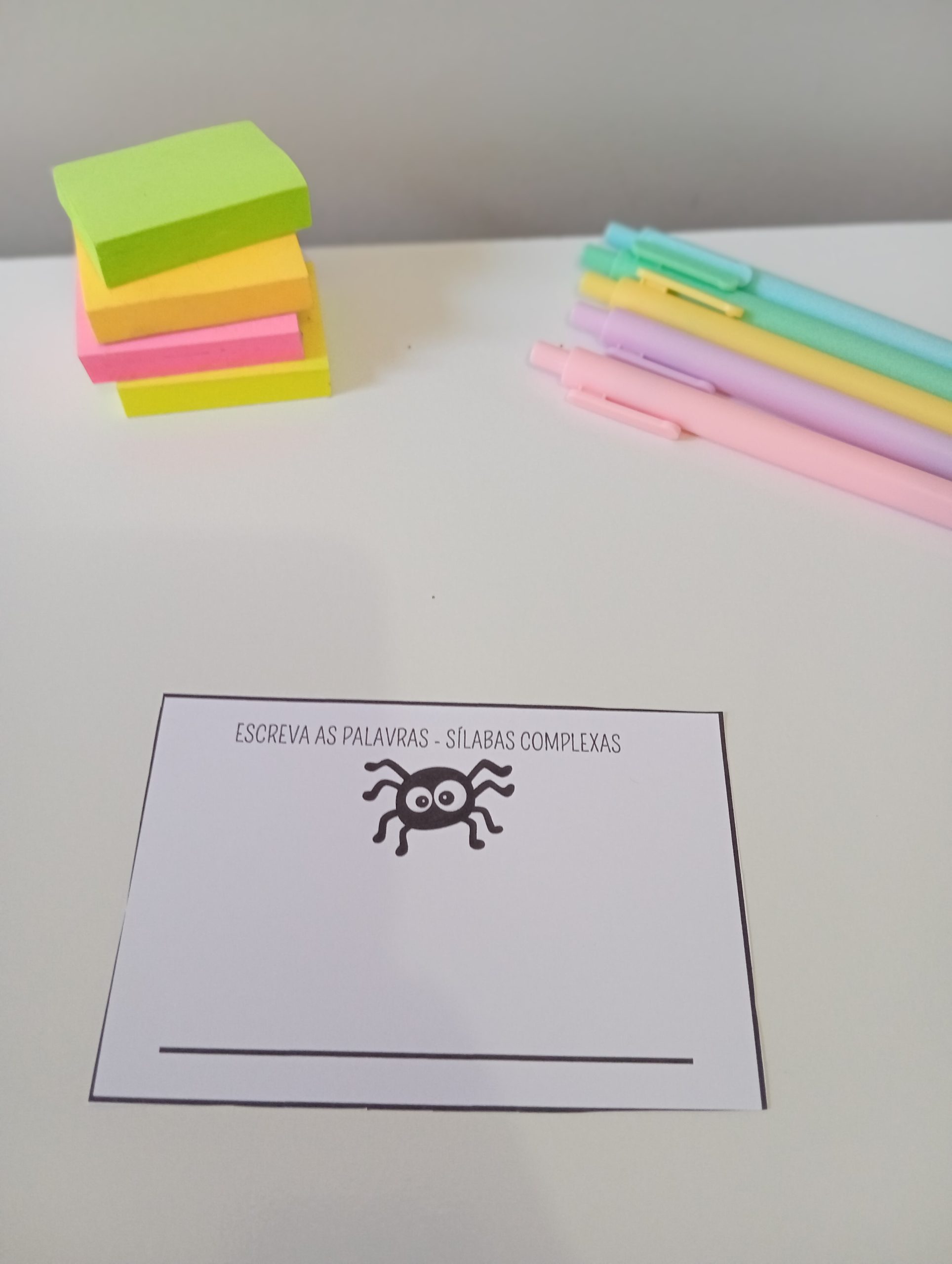 Escreva as Palavras – Sílabas Complexas