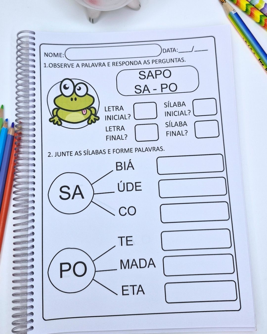 Arquivo Consciência Silábica de A a Z - Educar Recursos Pedagógicos
