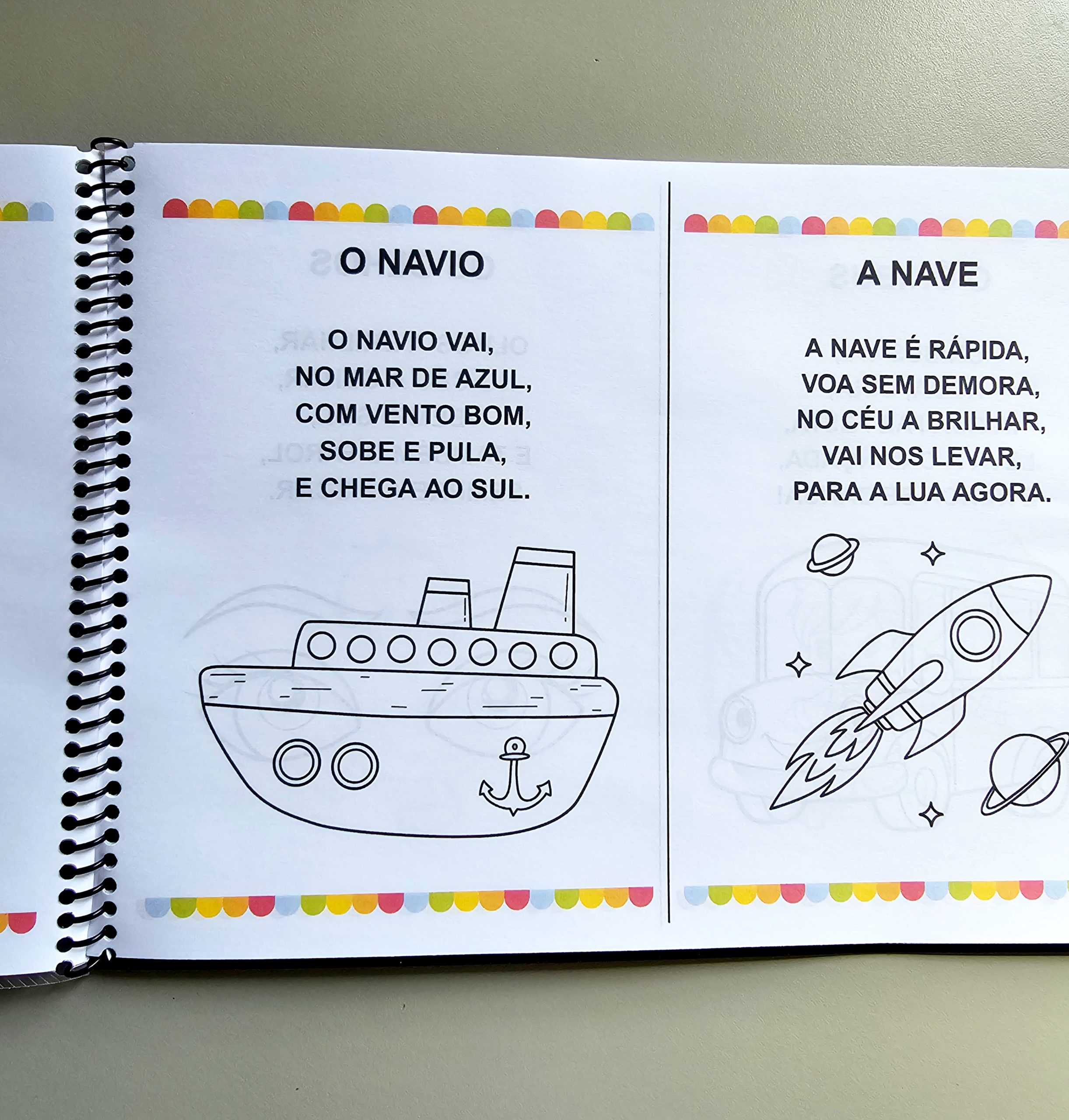 Meu Livrinho de Leitura – Para Ler e Colorir - Imagem 2