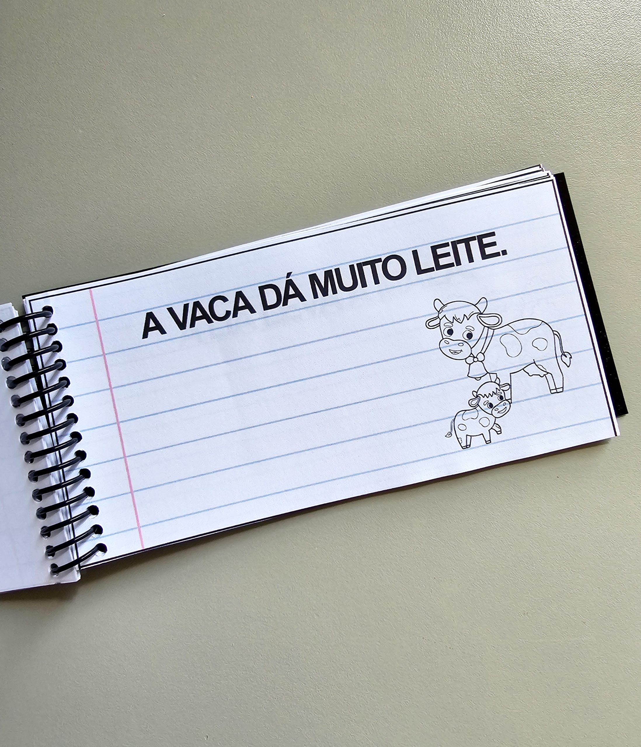 Caderninho de Leitura – FRASES para Ler e Colorir - Imagem 3