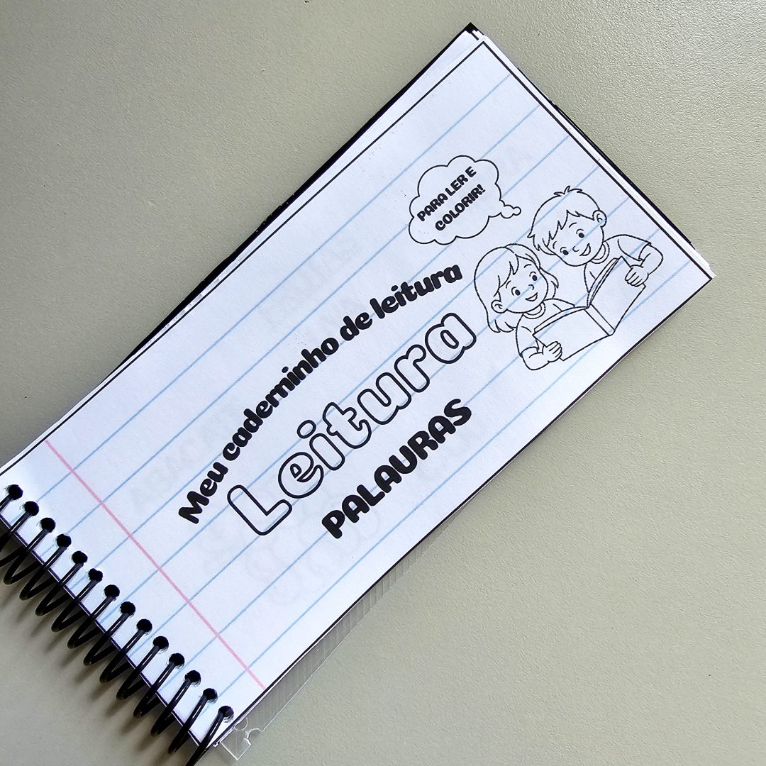 Caderninho de Leitura – Palavras para Ler e Colorir