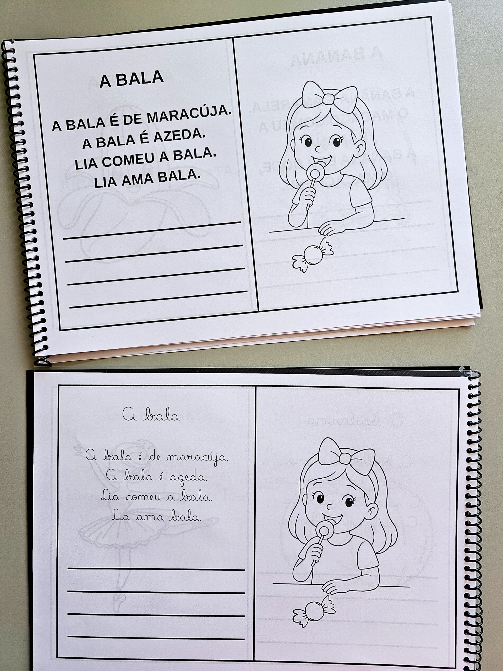 Livrinho de Leitura com Sílabas Simples + livrinho letra cursiva - Imagem 2