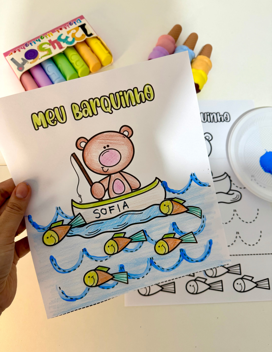 Atividade Meu Barquinho para trabalhar diversas habilidades com ...