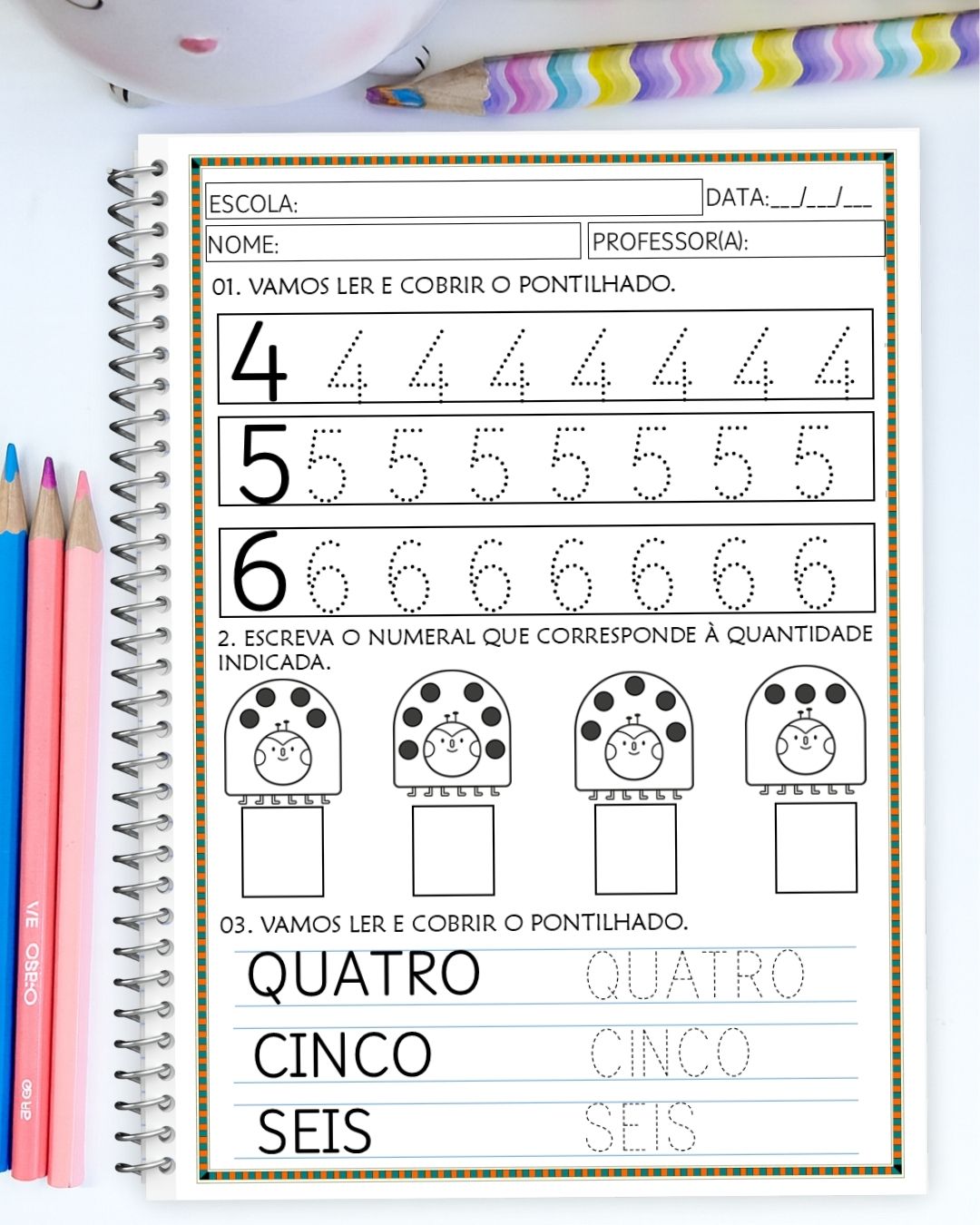 Matemática para Alfabetização: Números de 0 a 99 - Imagem 4