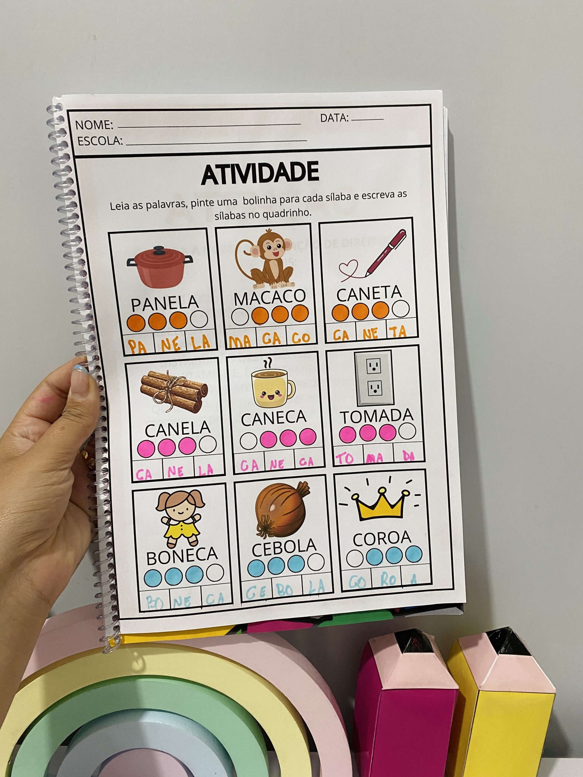 Apostila Sílabas na Prática - Imagem 4