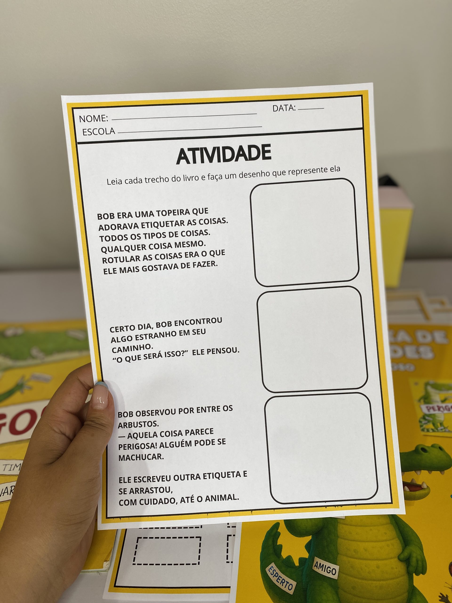Sequência de atividades livro "perigoso" - Imagem 2