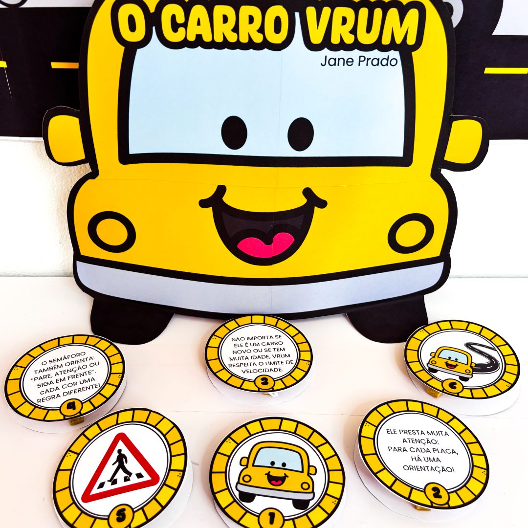 Luva o carro vrum - dia do trânsito