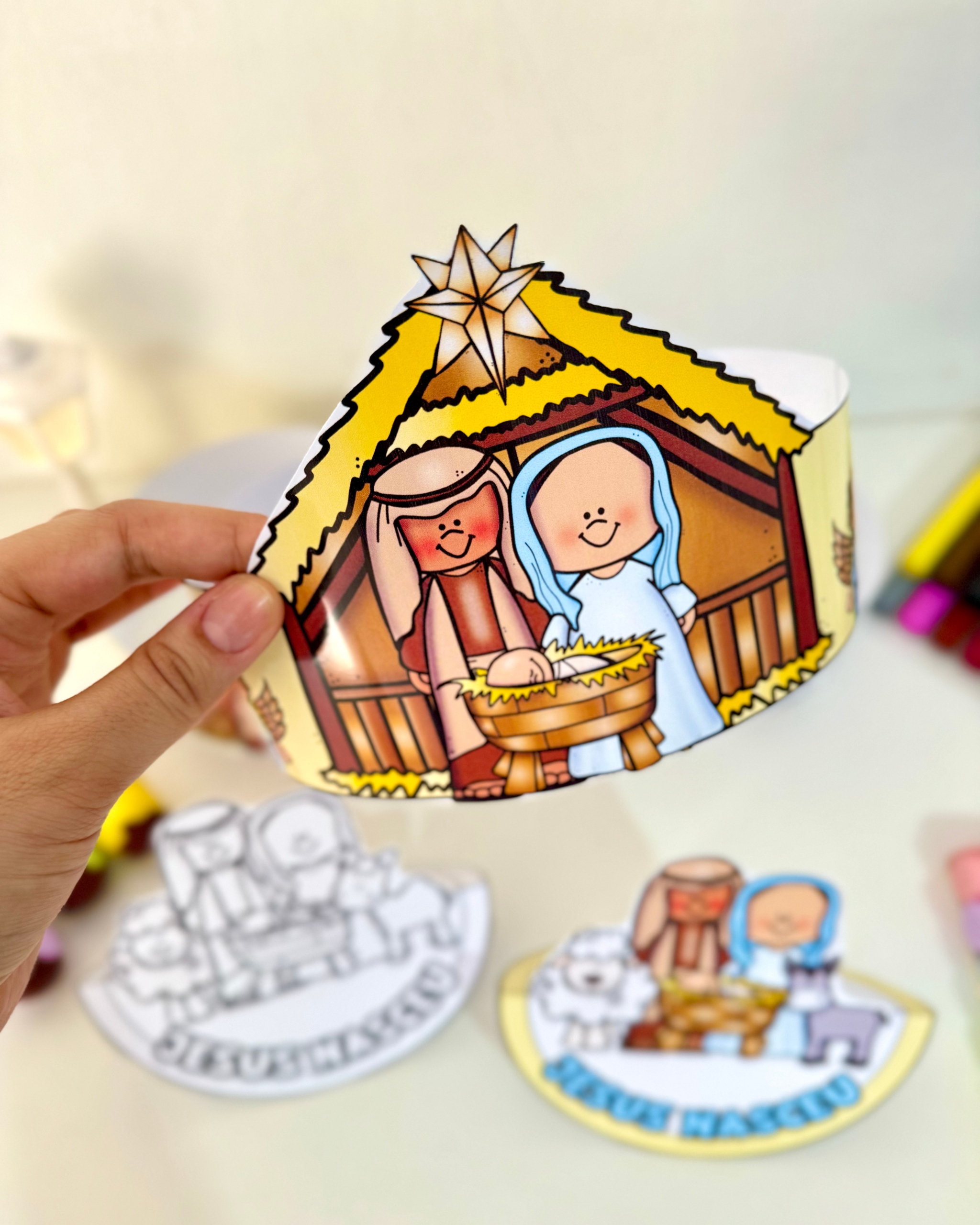 Presépio Dançante e Coroa de Natal - Imagem 2