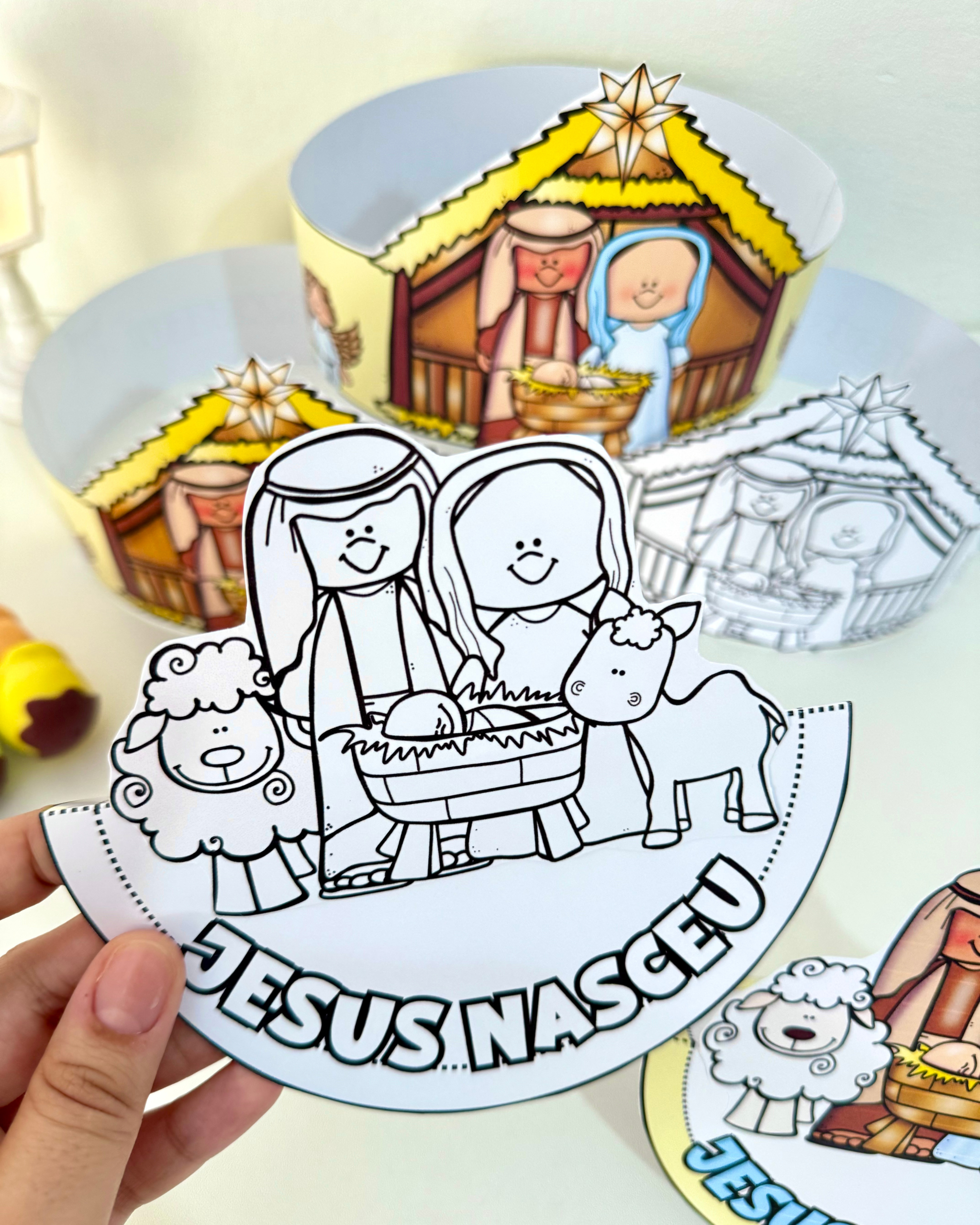 Presépio Dançante e Coroa de Natal - Imagem 4