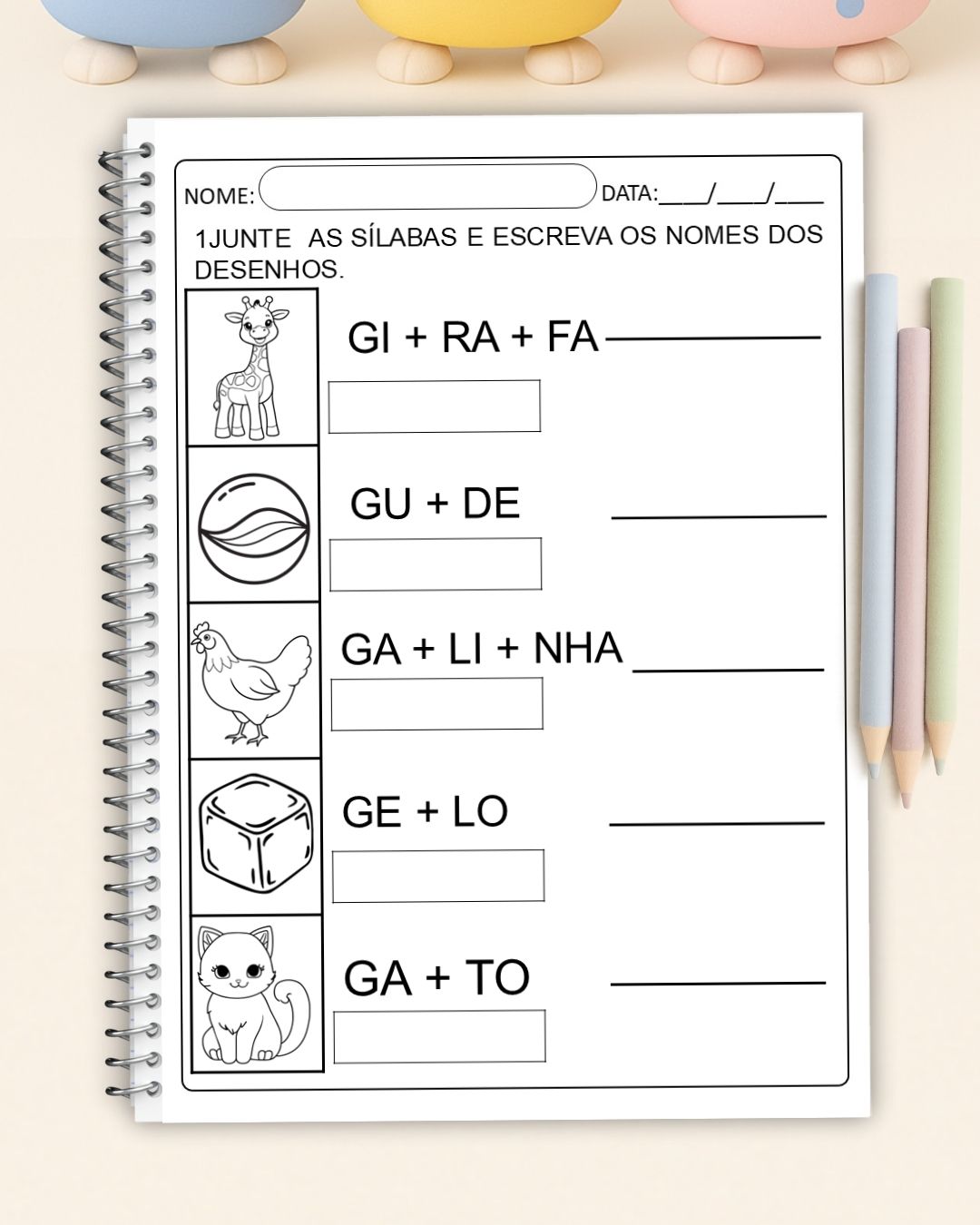 SÍLABAS SIMPLES — 42 PÁGINAS - Imagem 9