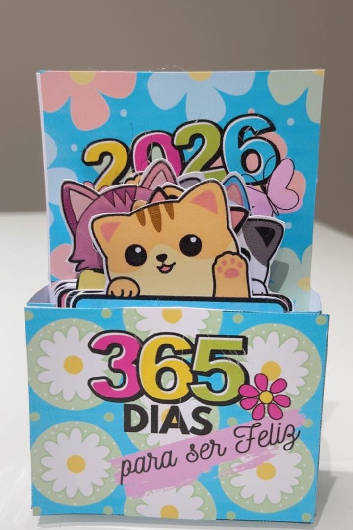 Mini calendário - gatinhos