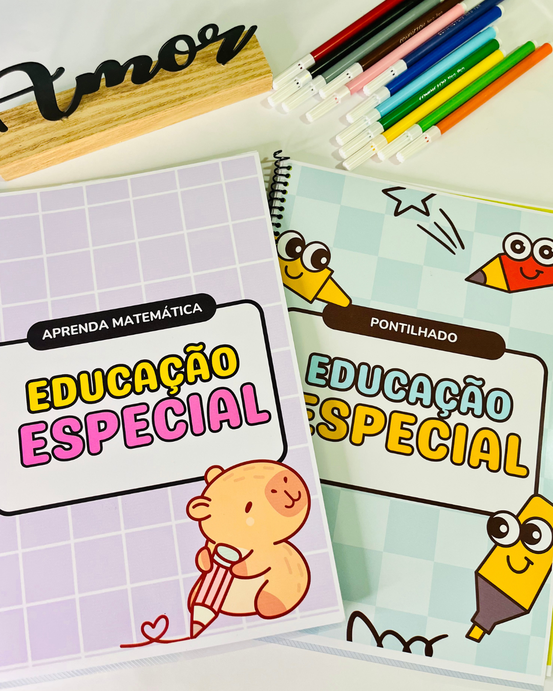 2 APOSTILAS DE EDUCAÇÃO INCLUSIVA: DESENVOLVIMENTO, DIVERSÃO E APRENDIZADO!