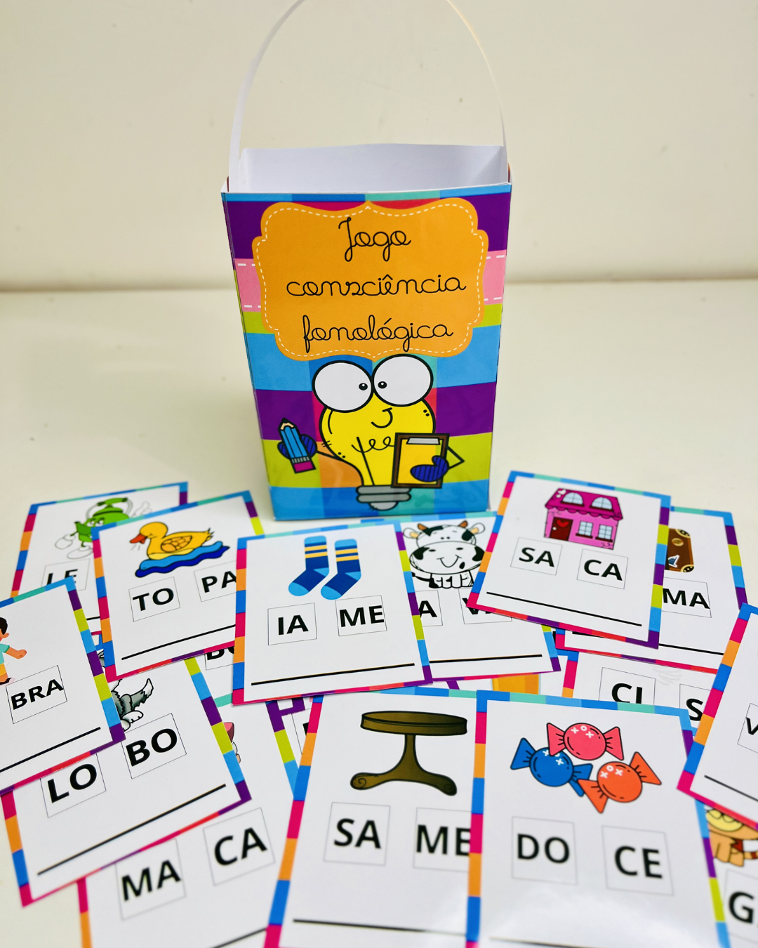Jogo Consciência Fonológica - Sílaba Desembaralhada