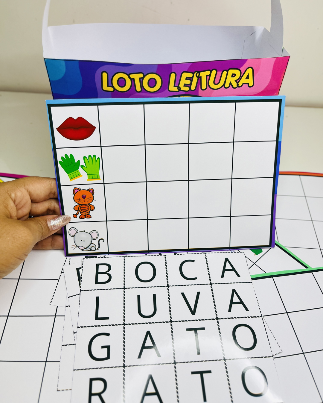 Loto Leitura - Fichas de Palavras Dissílabas - Imagem 4
