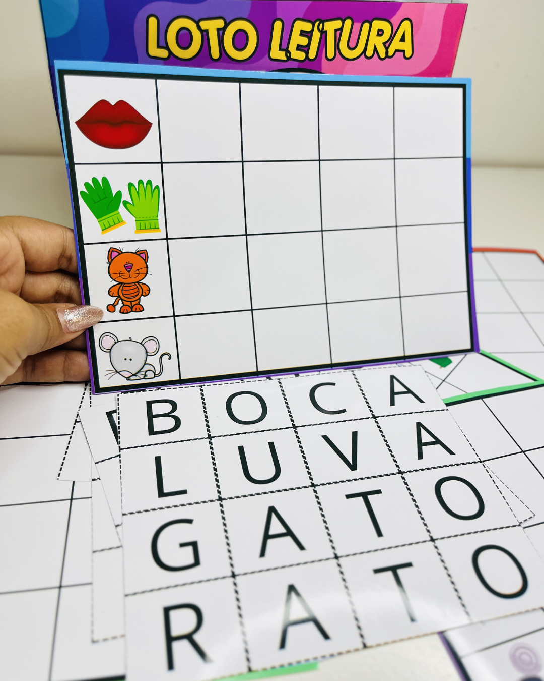 Loto Leitura - Fichas de Palavras Dissílabas - Imagem 5