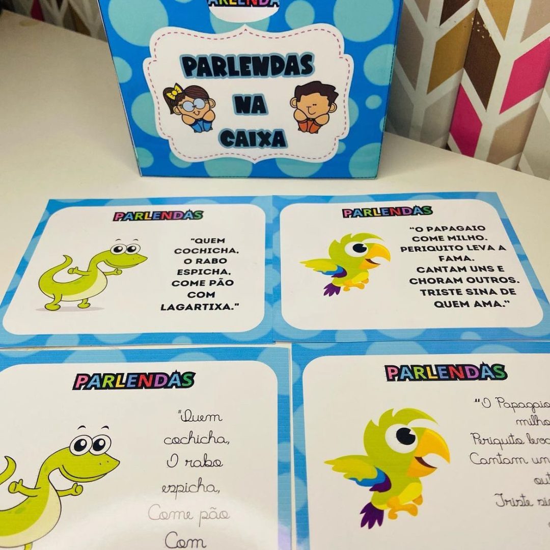 Parlendas na Caixa