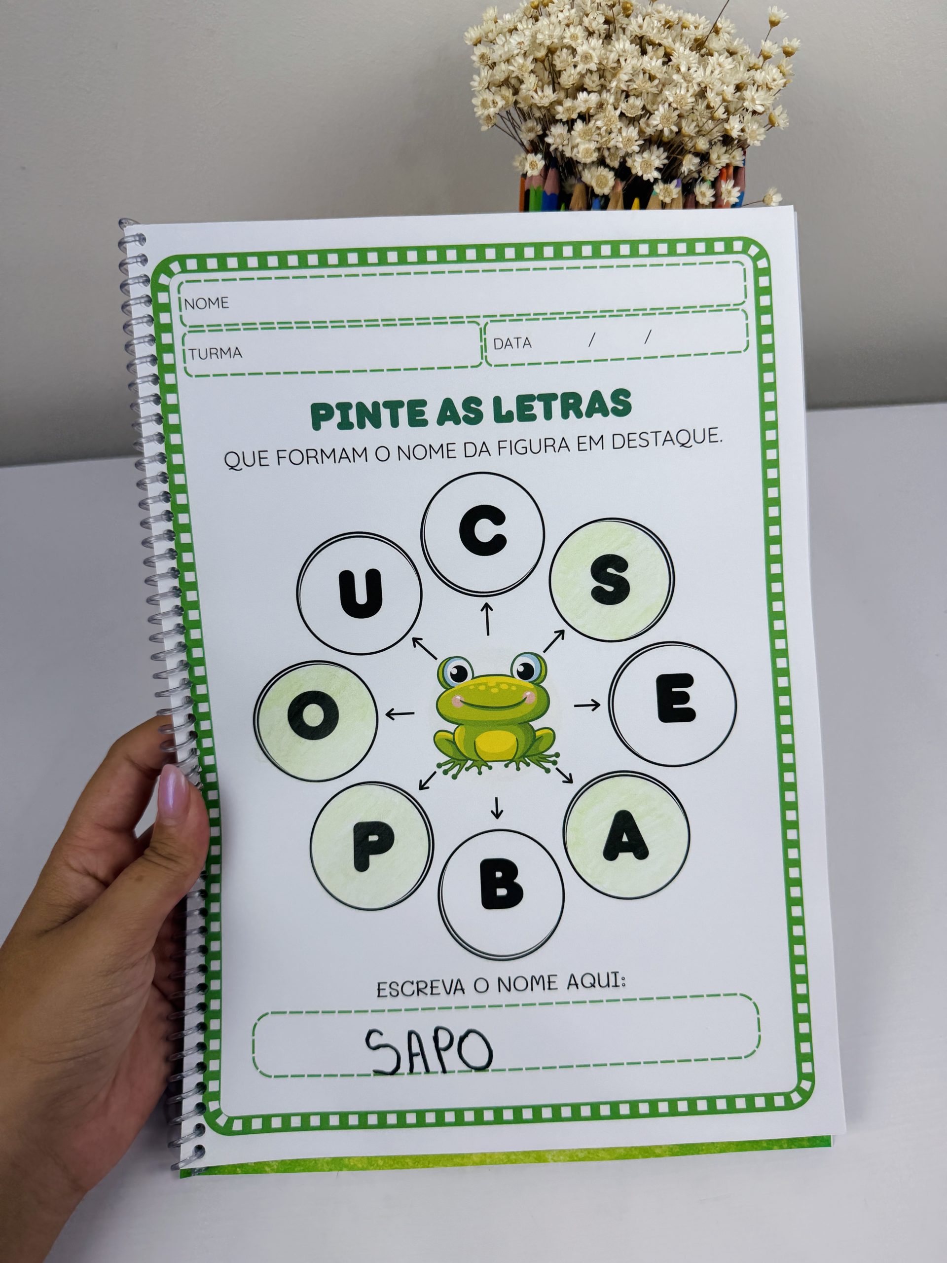 APOSTILA – PINTE AS LETRAS! - Imagem 2