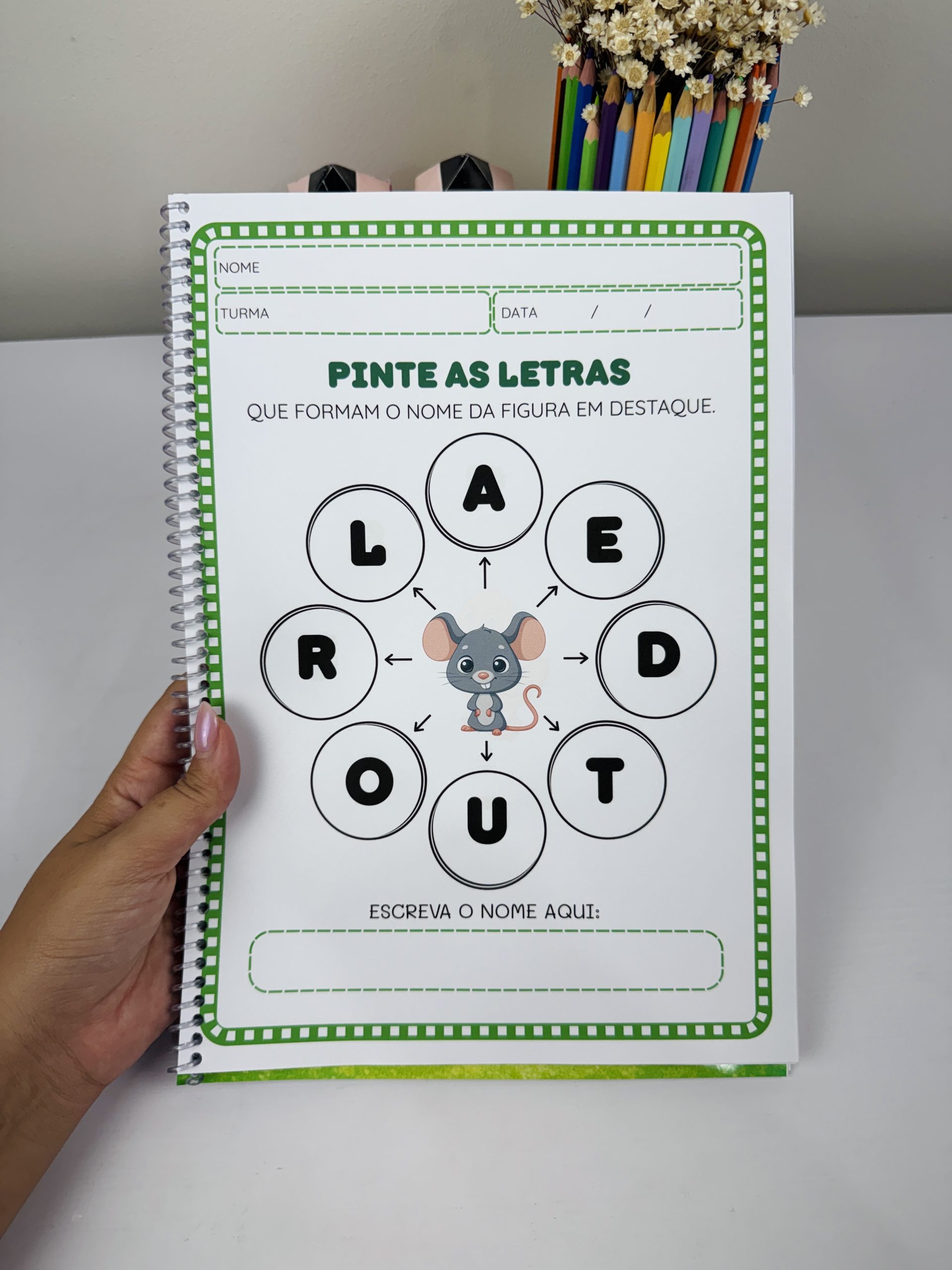 APOSTILA – PINTE AS LETRAS! - Imagem 3