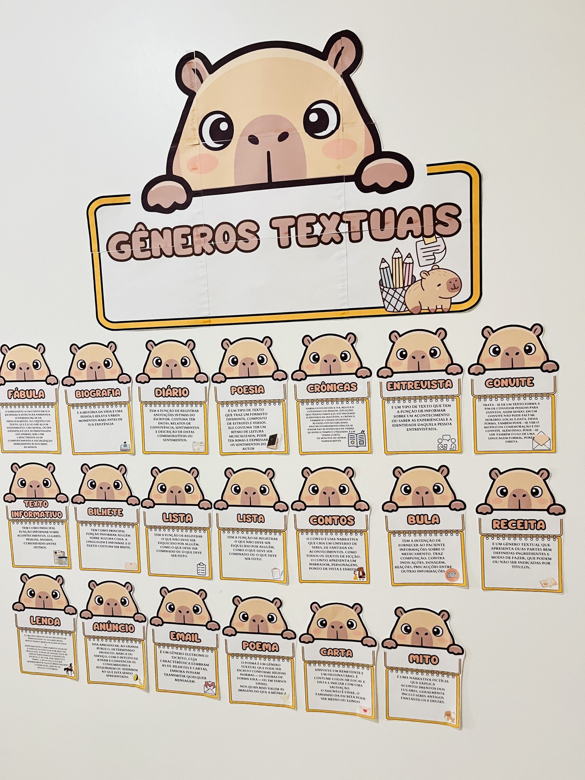 Painel Completo de Gêneros Textuais - Imagem 3