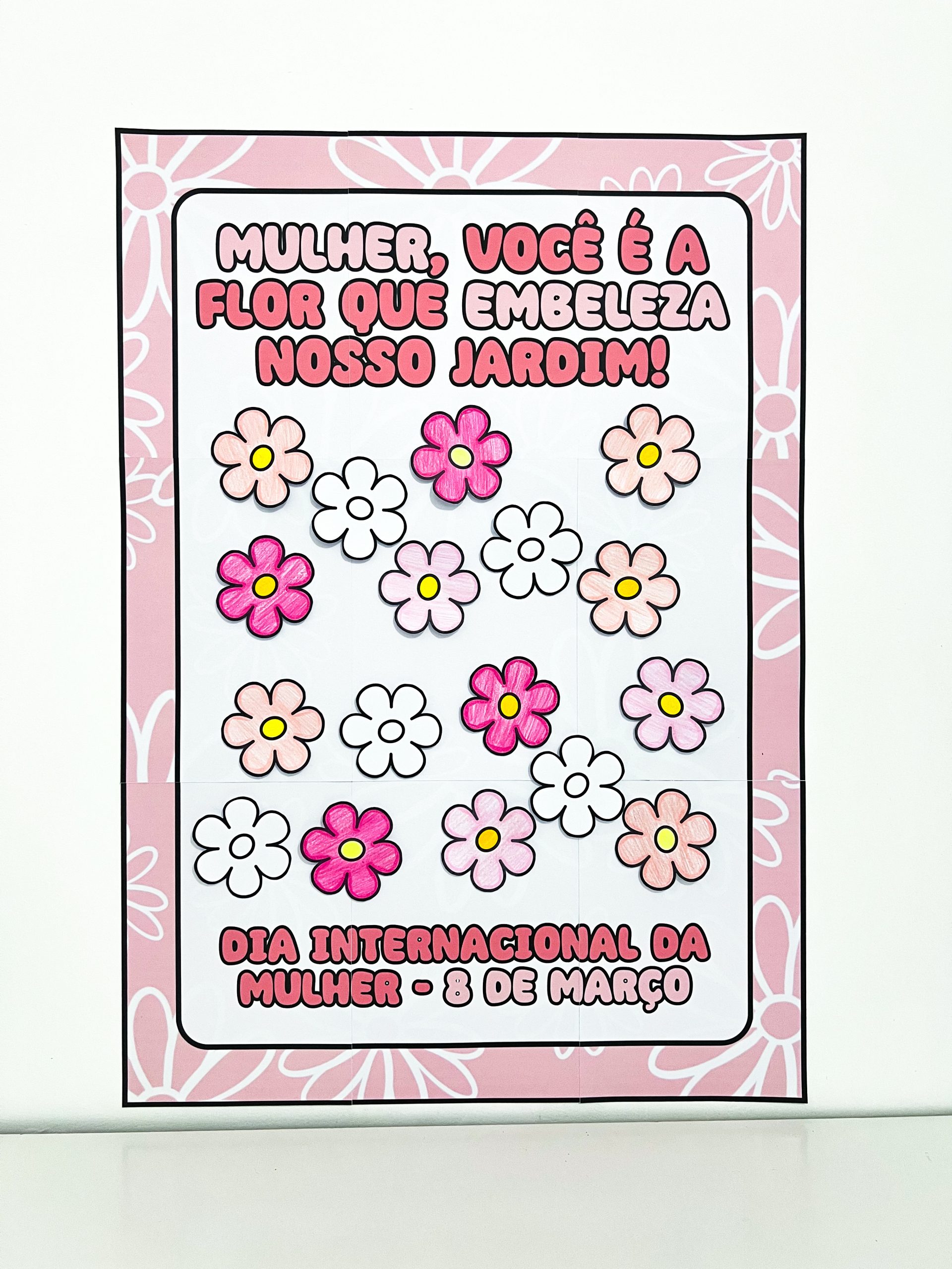Cartaz Colaborativo Dia Internacional da Mulher