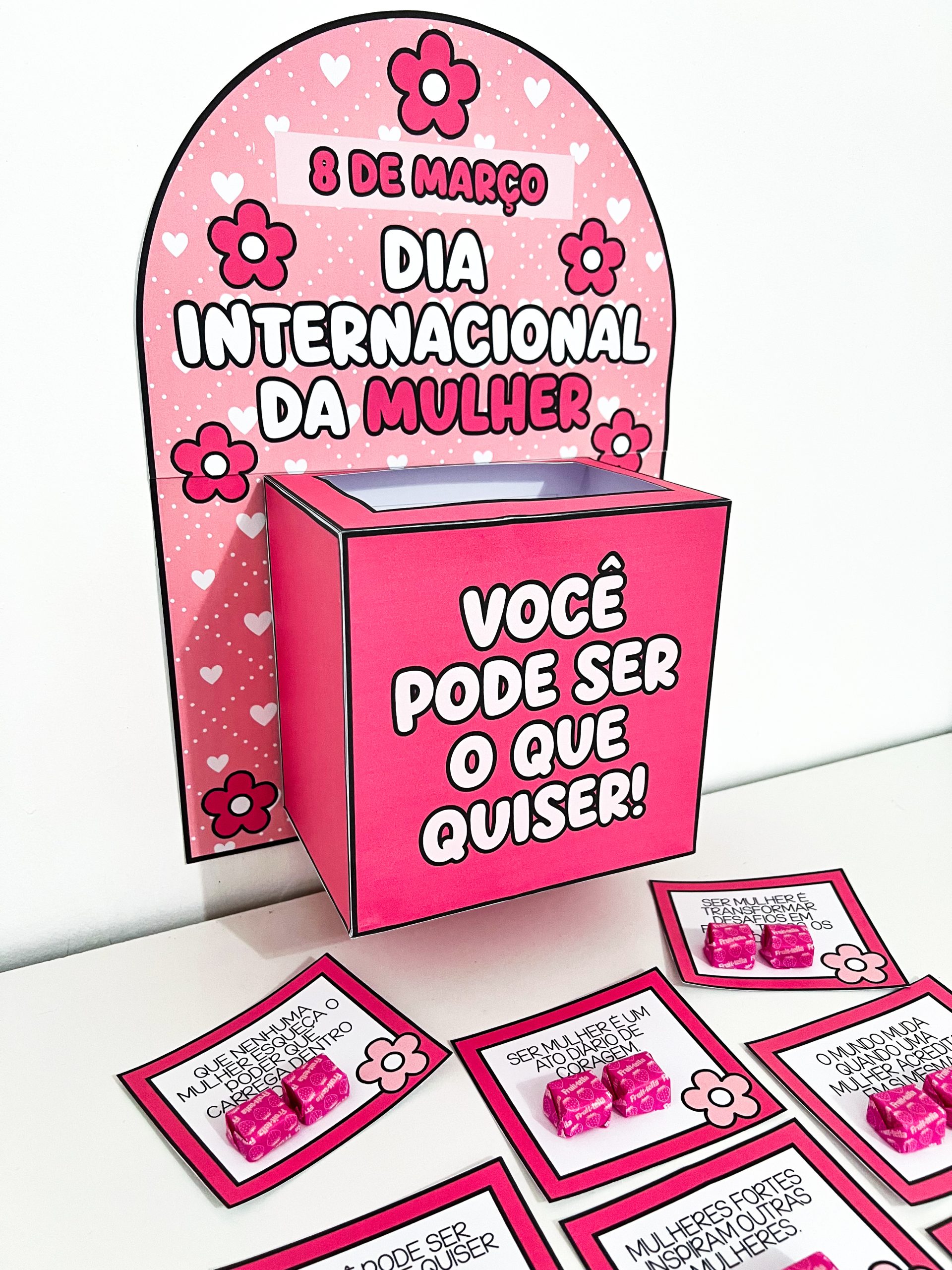 Caixa Motivacional Dia Internacional da Mulher - Imagem 2