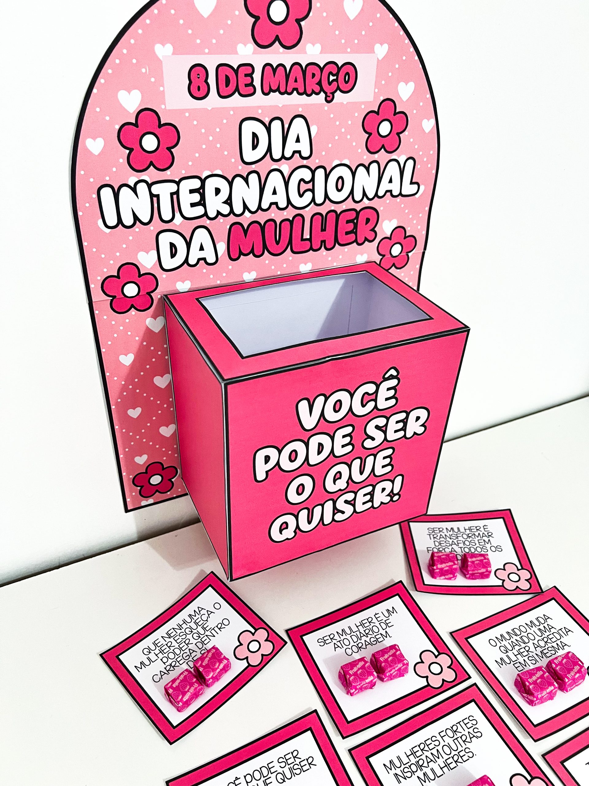 Caixa Motivacional Dia Internacional da Mulher - Imagem 3