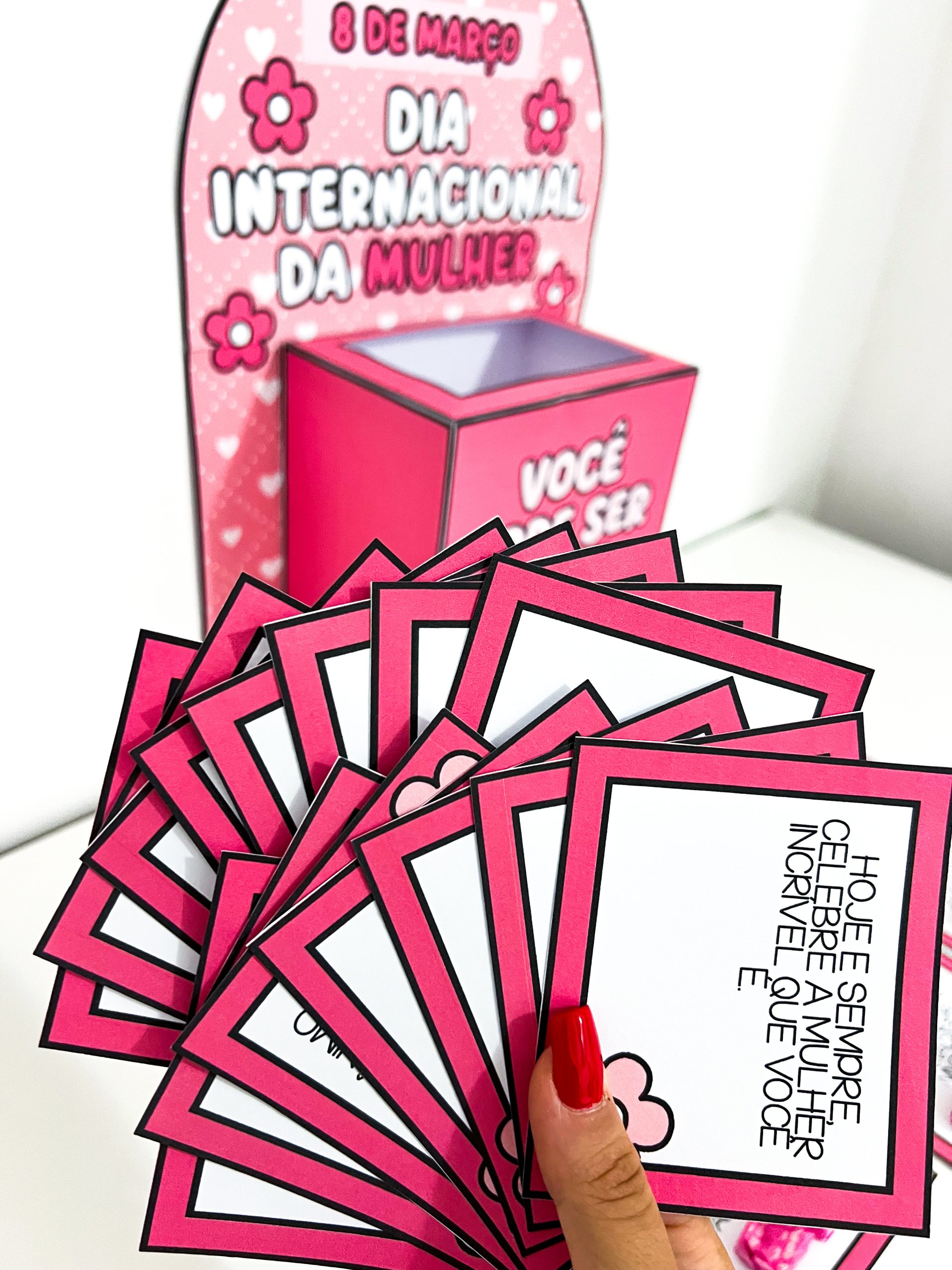 Caixa Motivacional Dia Internacional da Mulher - Imagem 4