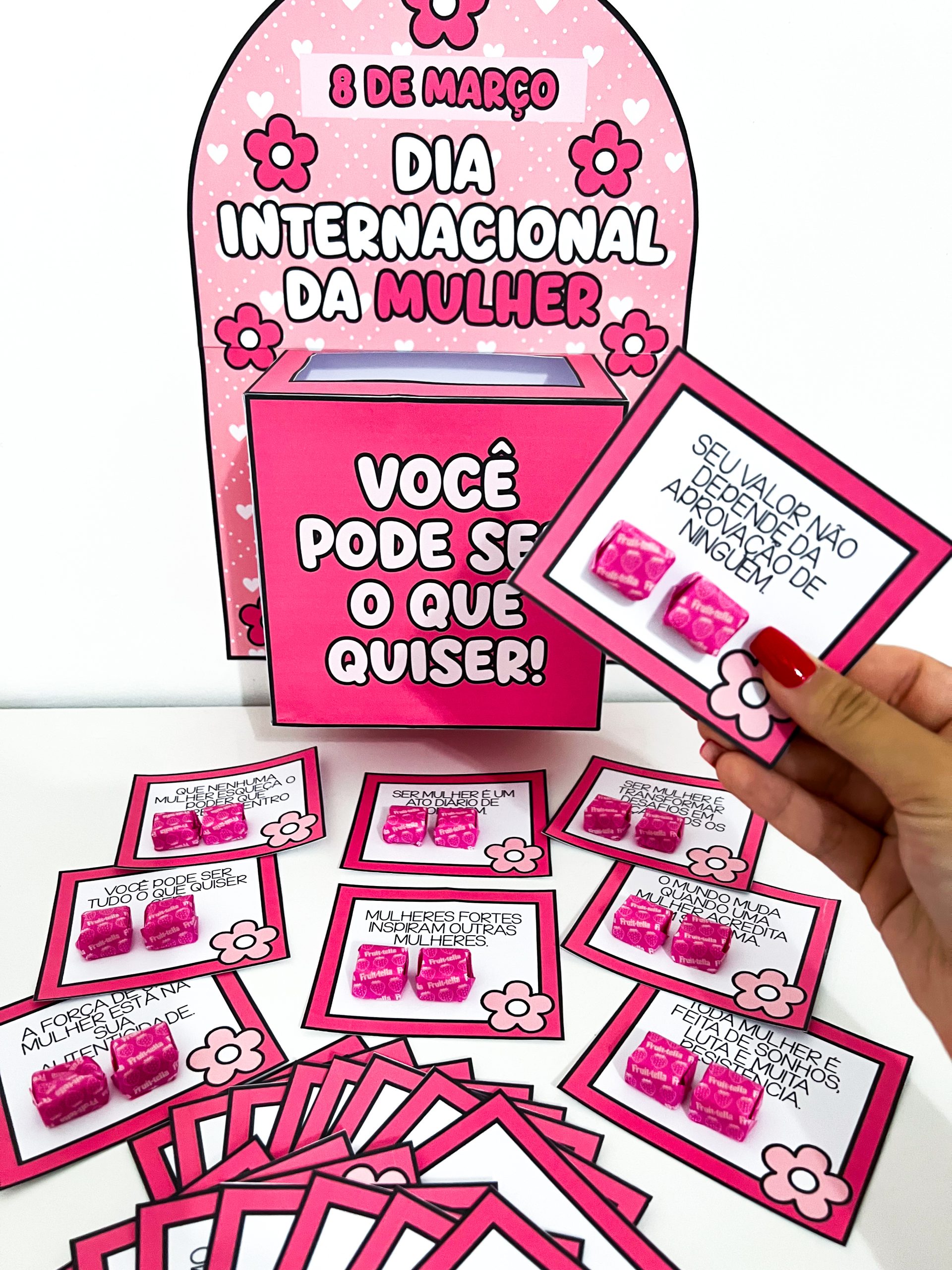 Caixa Motivacional Dia Internacional da Mulher - Imagem 6